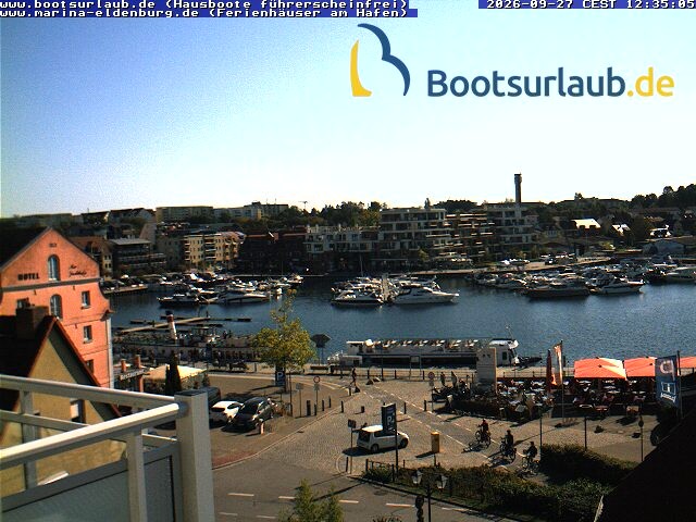 Archiv Foto Webcam Hafen in Waren an der Müritz