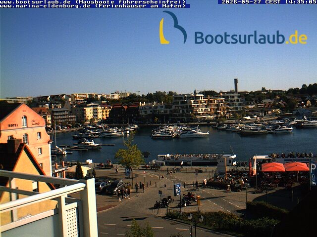 Archiv Foto Webcam Hafen in Waren an der Müritz