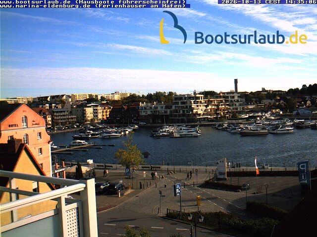 Archiv Foto Webcam Hafen in Waren an der Müritz