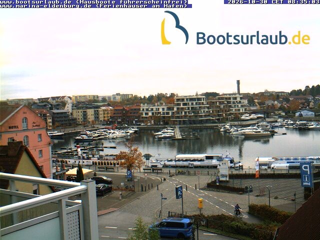 Archiv Foto Webcam Hafen in Waren an der Müritz