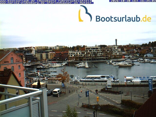 Archiv Foto Webcam Hafen in Waren an der Müritz