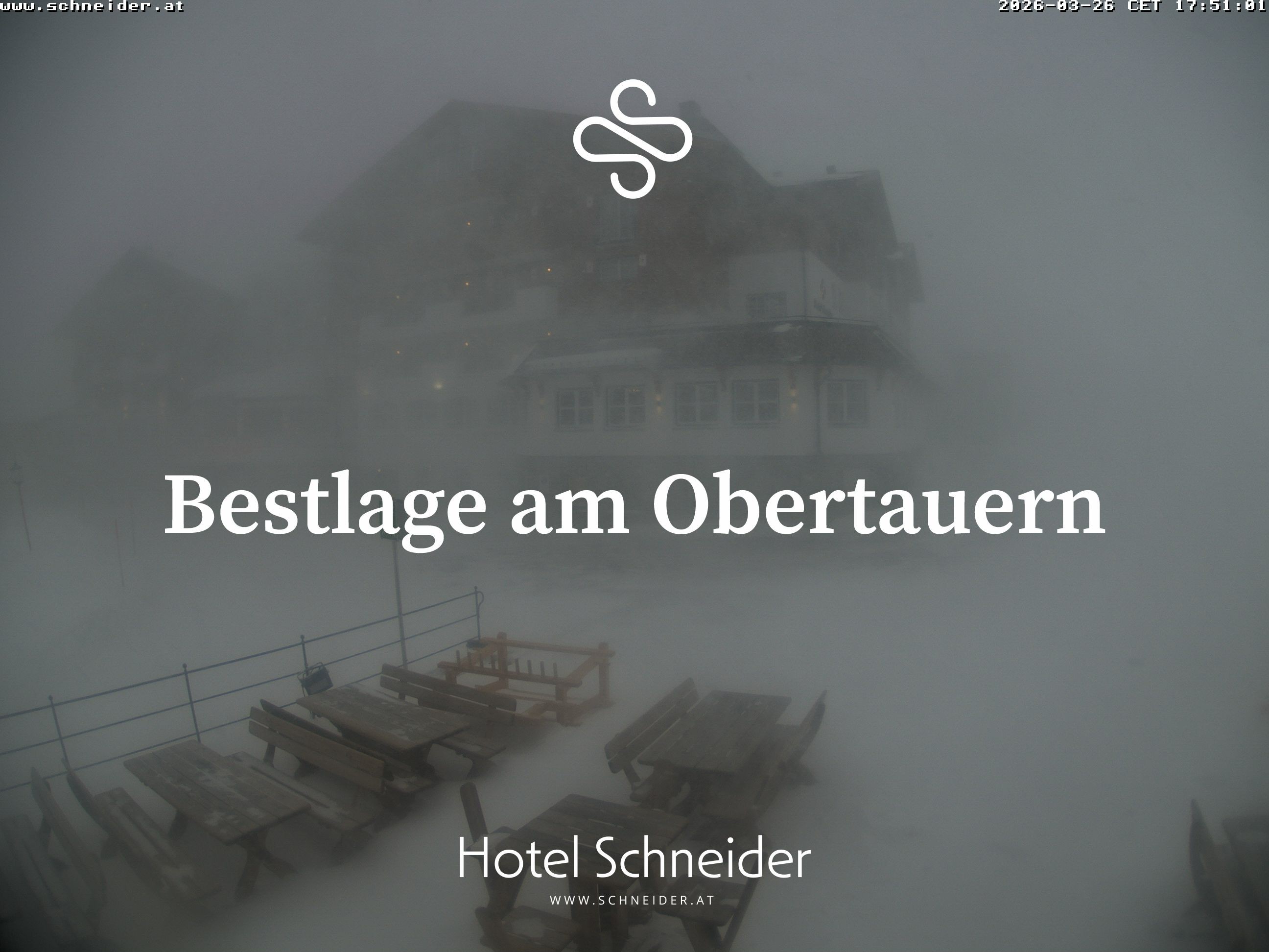 Archiv Foto Webcam Obertauern: Blick aufs Hotel Schneider
