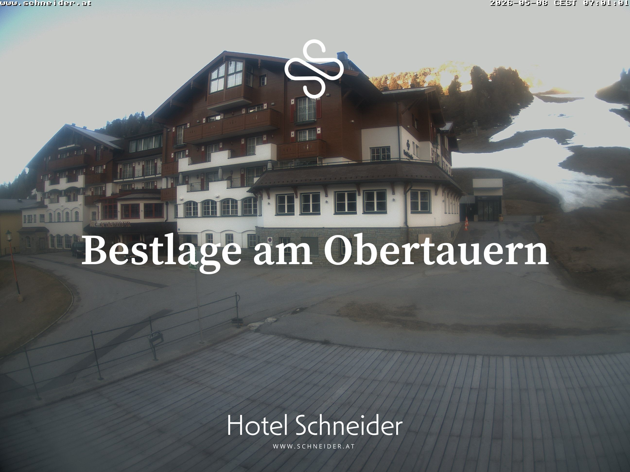 Archiv Foto Webcam Obertauern: Blick aufs Hotel Schneider