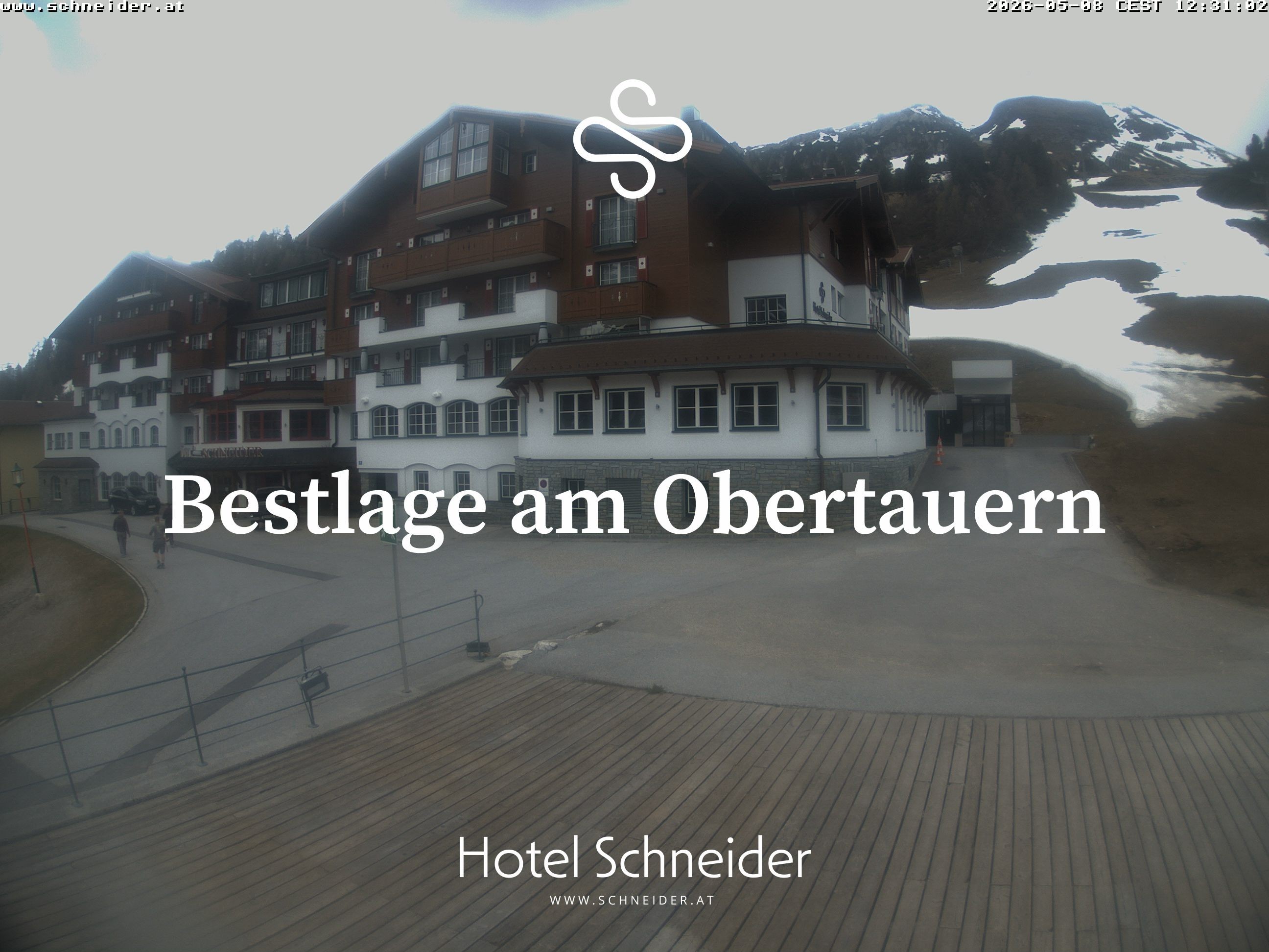 Archiv Foto Webcam Obertauern: Blick aufs Hotel Schneider