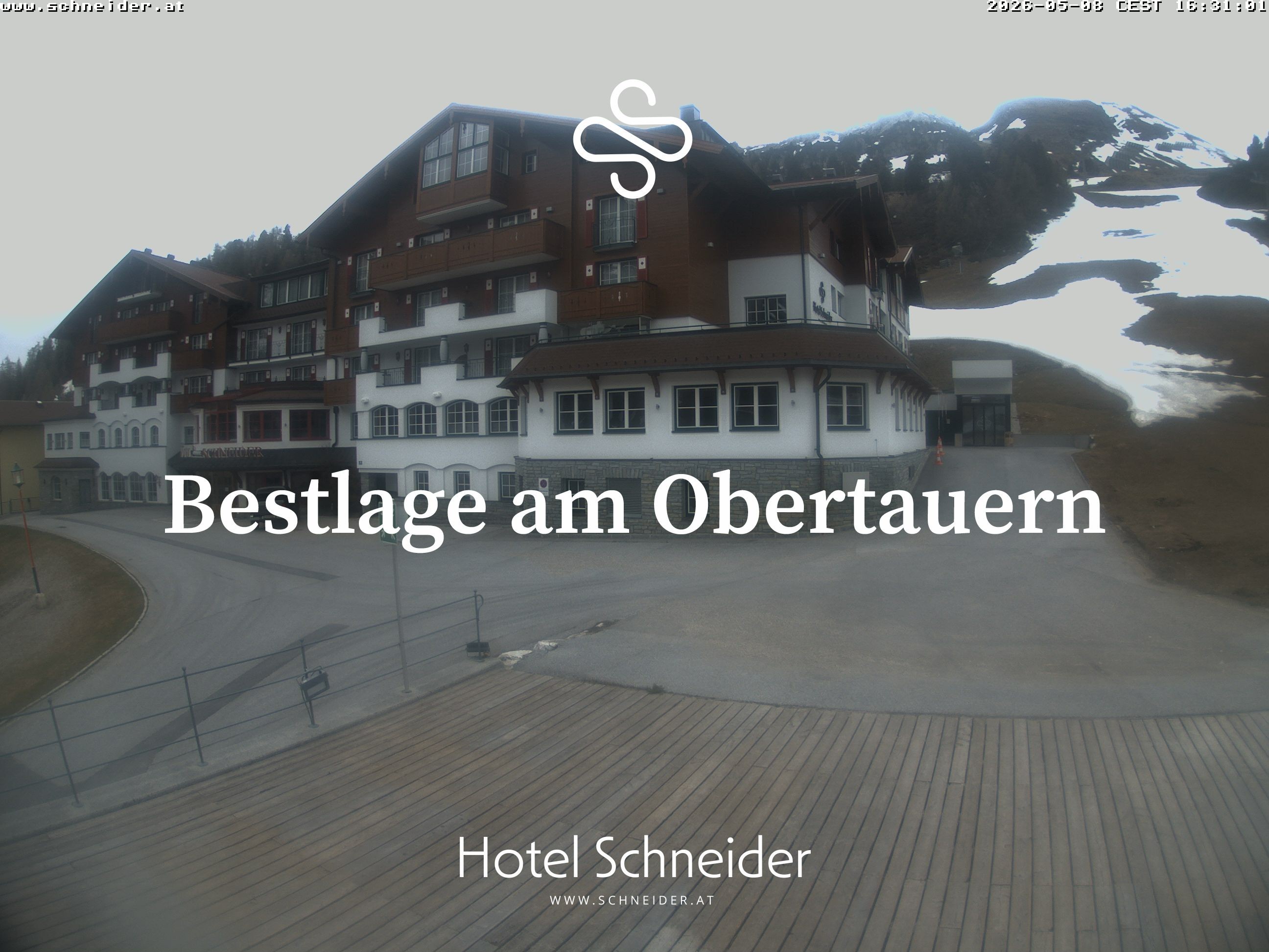 Archiv Foto Webcam Obertauern: Blick aufs Hotel Schneider