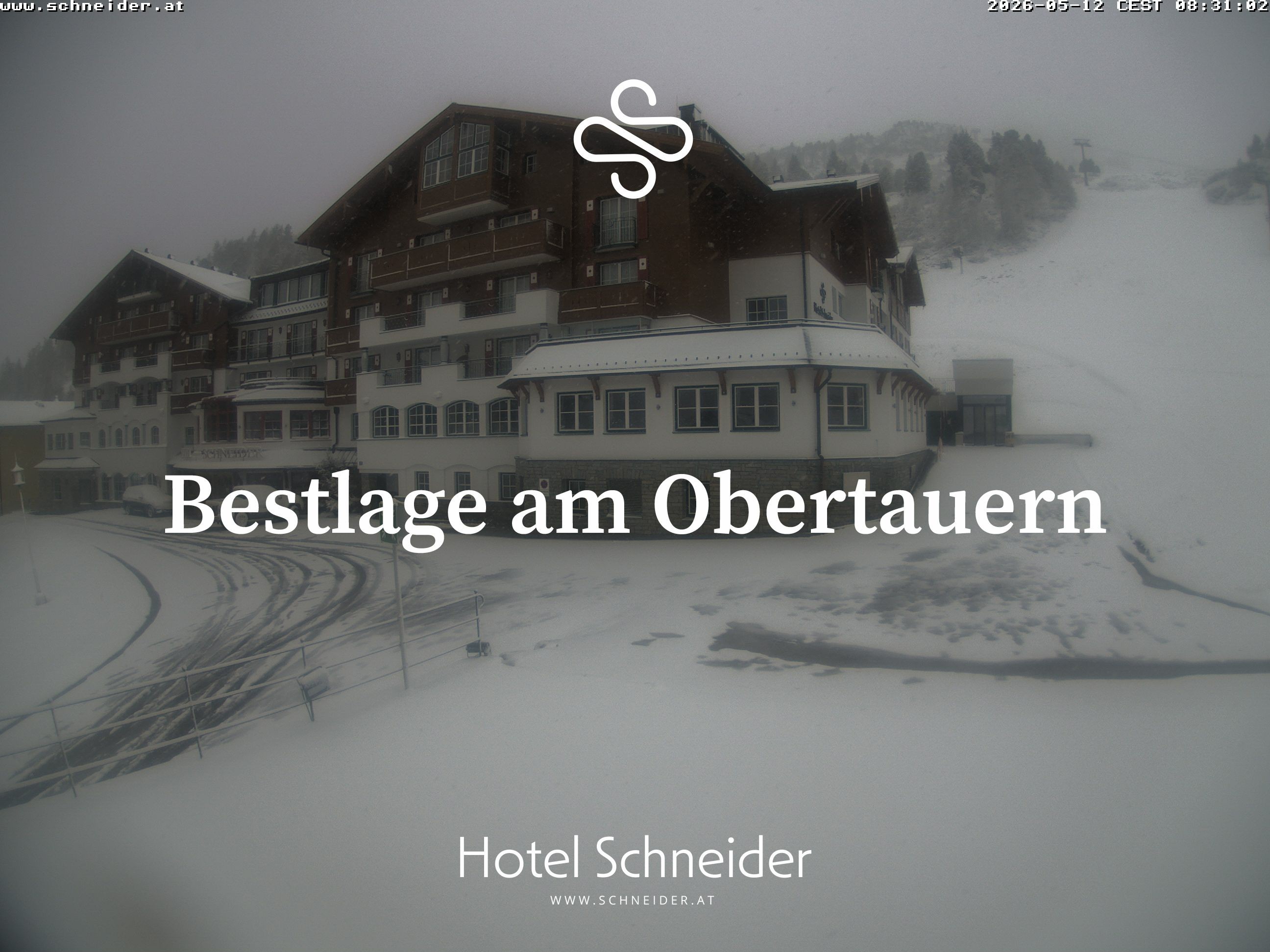 Archiv Foto Webcam Obertauern: Blick aufs Hotel Schneider