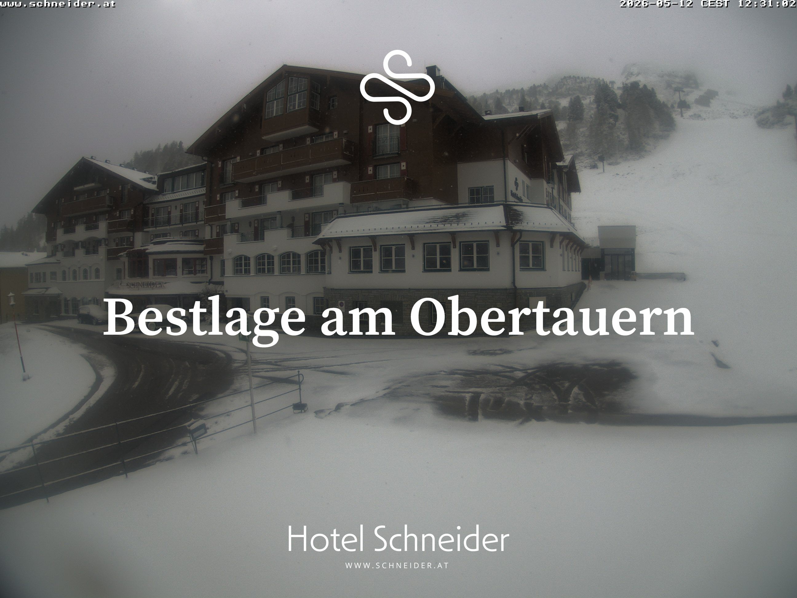 Archiv Foto Webcam Obertauern: Blick aufs Hotel Schneider