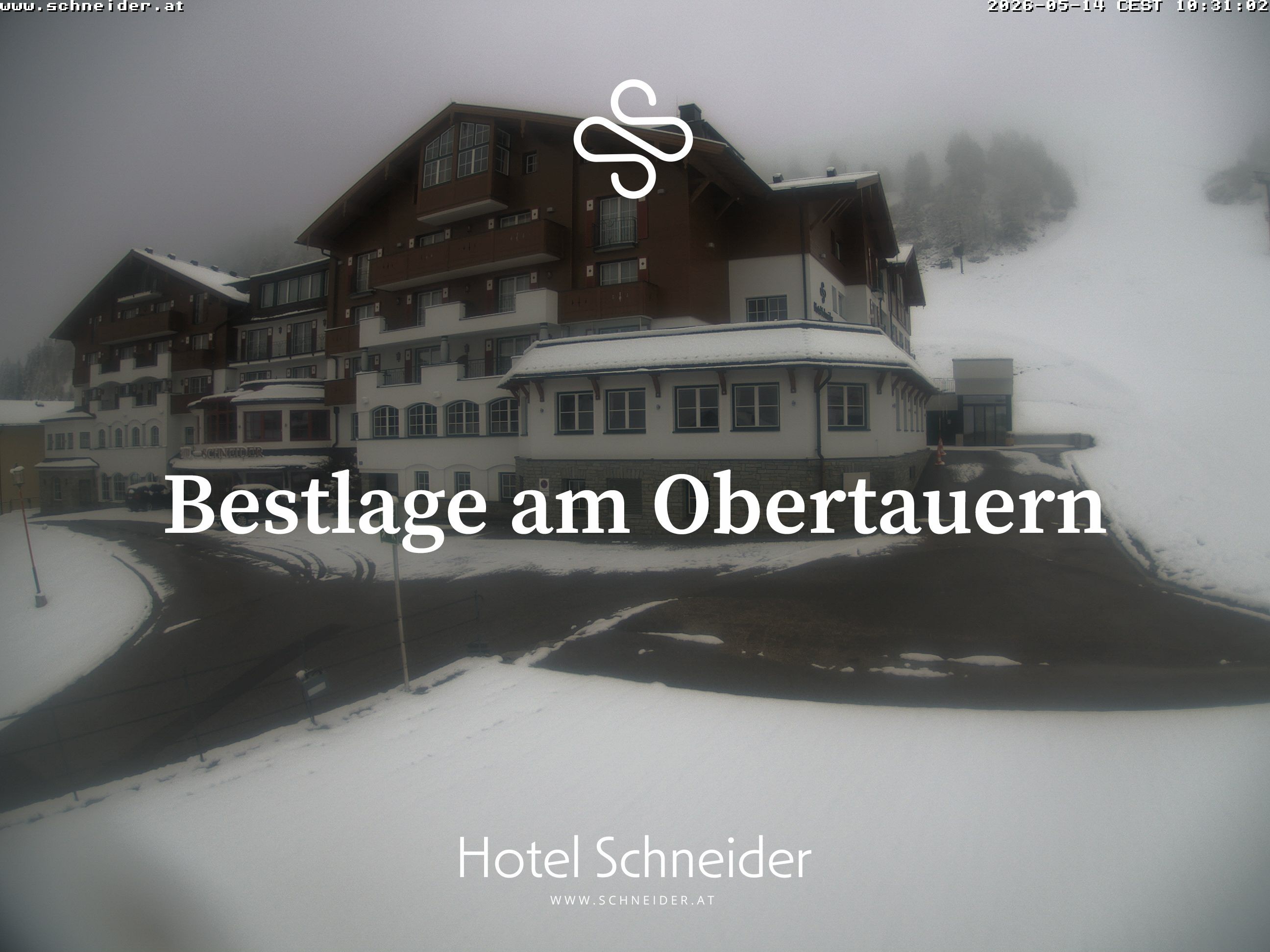 Archiv Foto Webcam Obertauern: Blick aufs Hotel Schneider