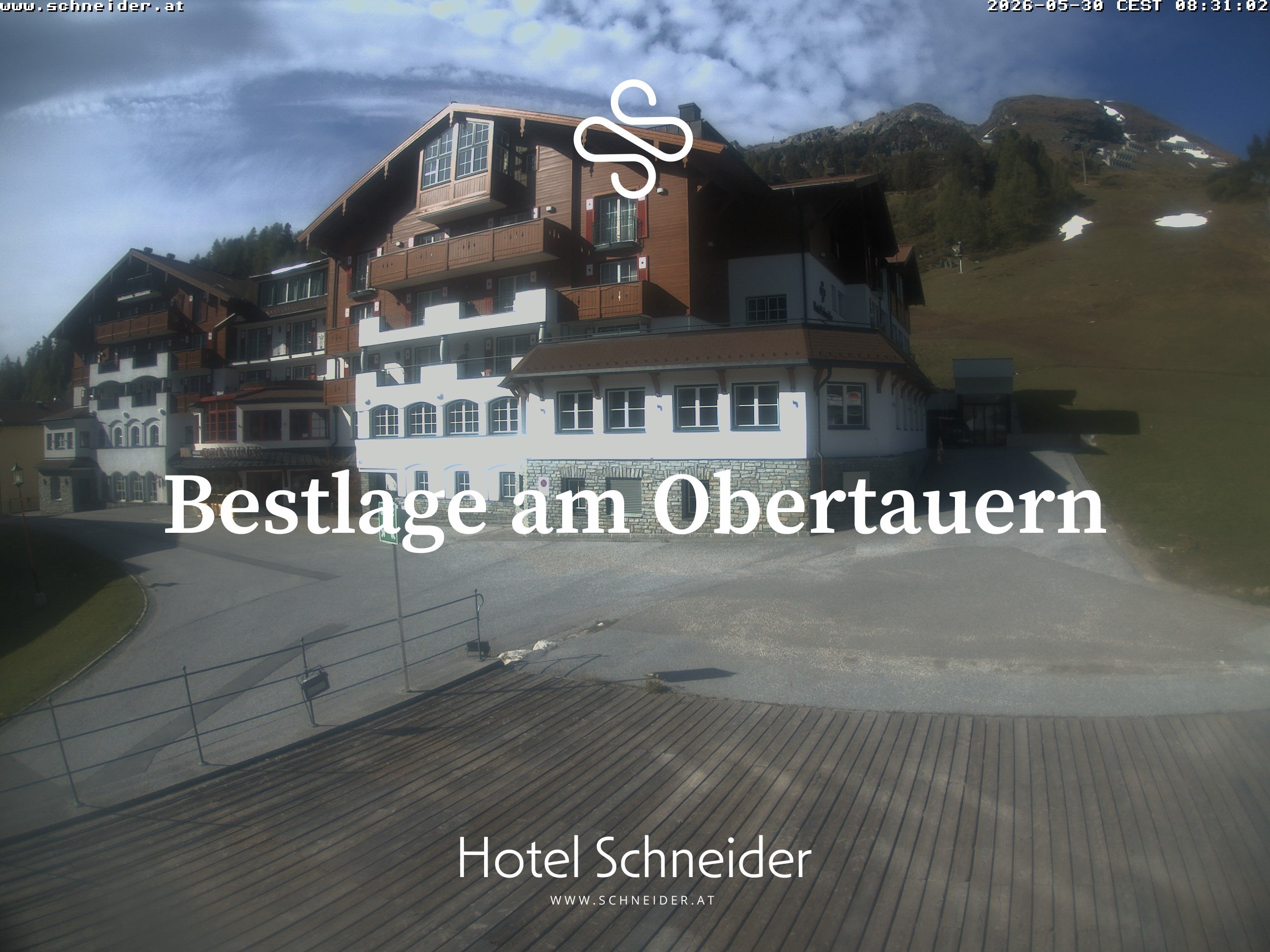 Archiv Foto Webcam Obertauern: Blick aufs Hotel Schneider