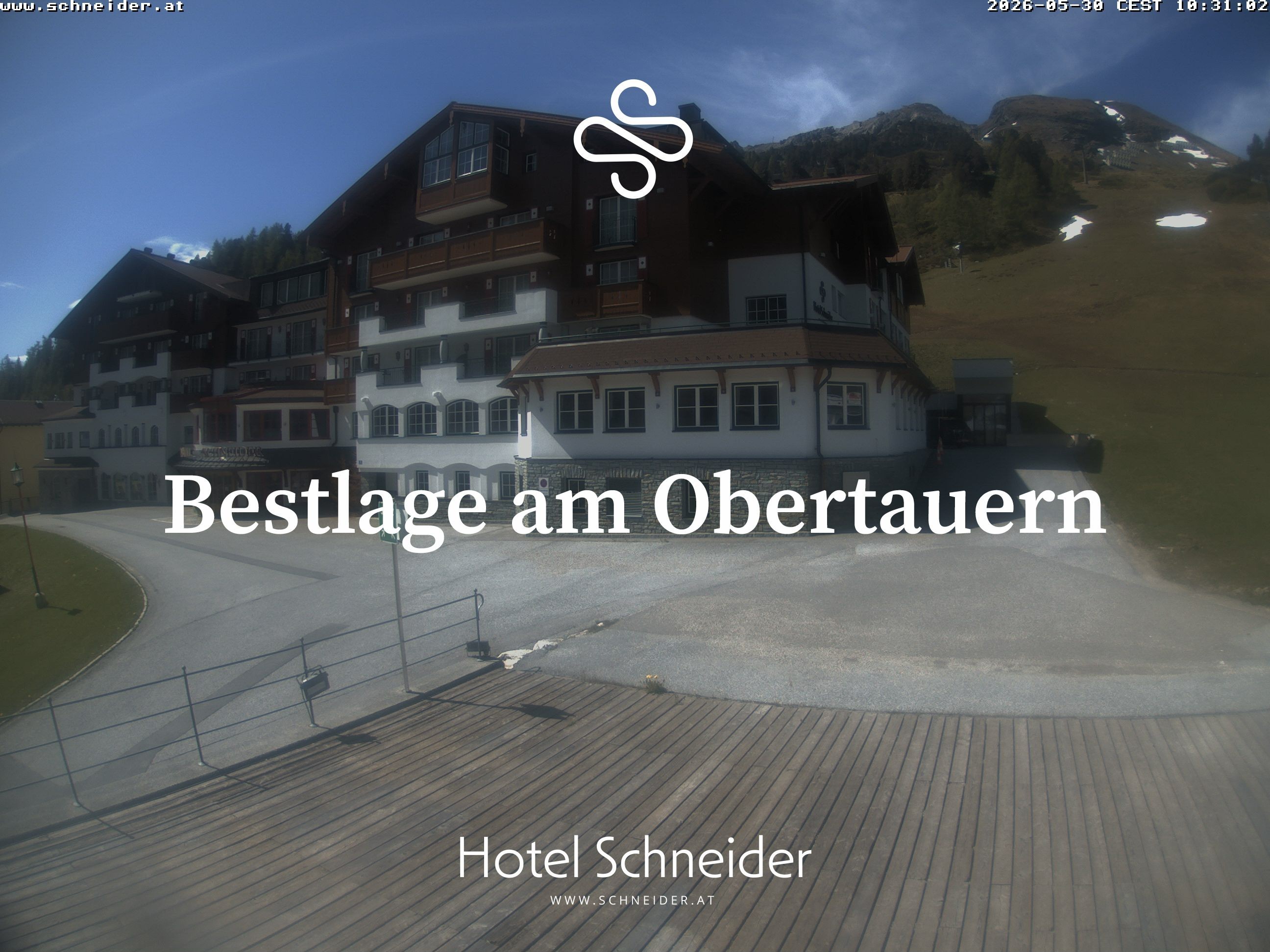 Archiv Foto Webcam Obertauern: Blick aufs Hotel Schneider