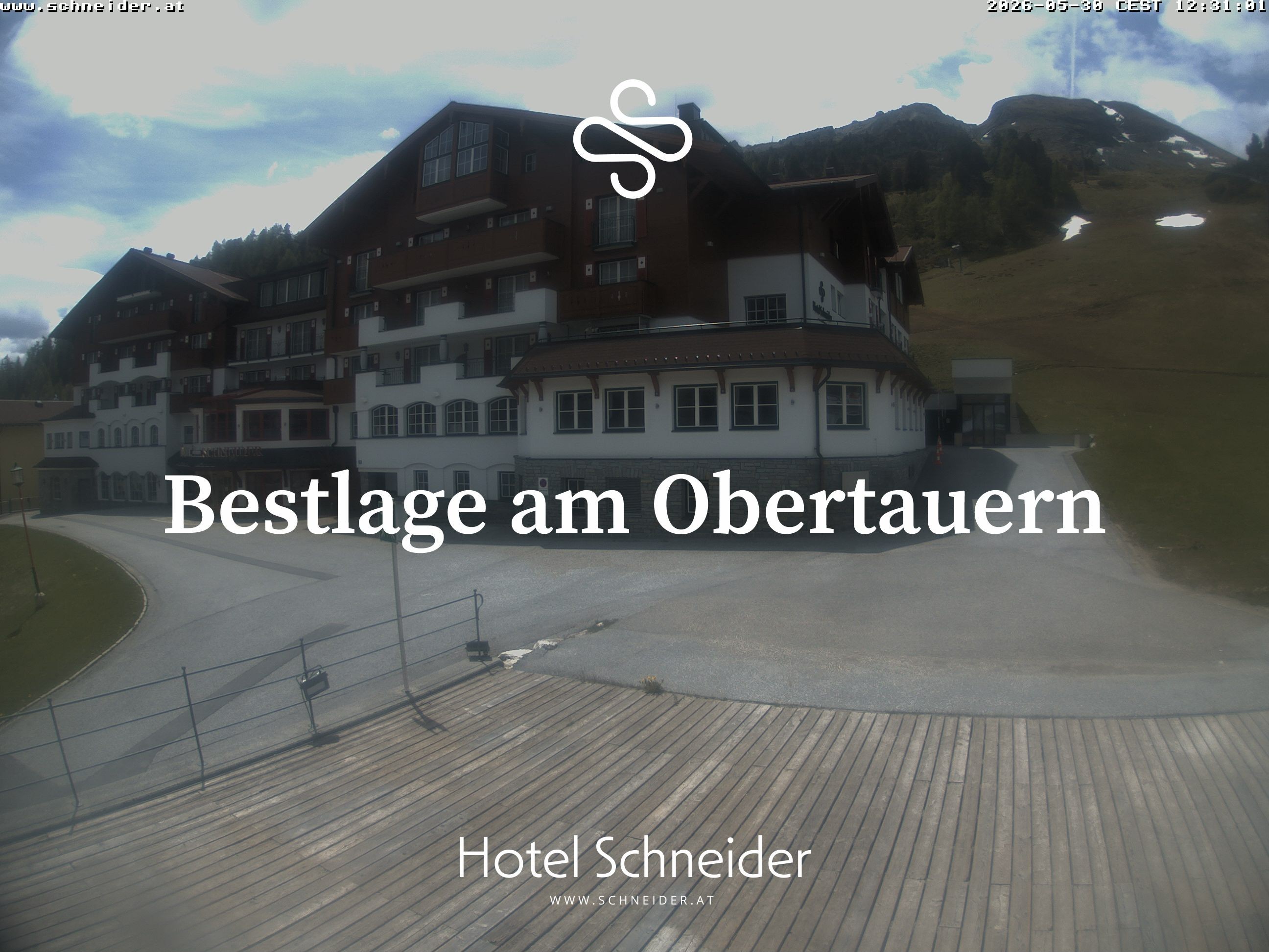Archiv Foto Webcam Obertauern: Blick aufs Hotel Schneider