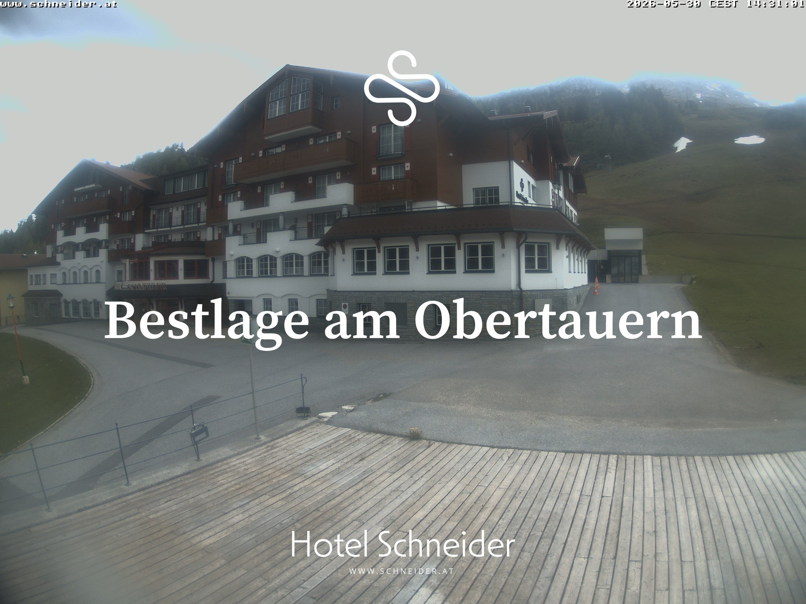 Archiv Foto Webcam Obertauern: Blick aufs Hotel Schneider