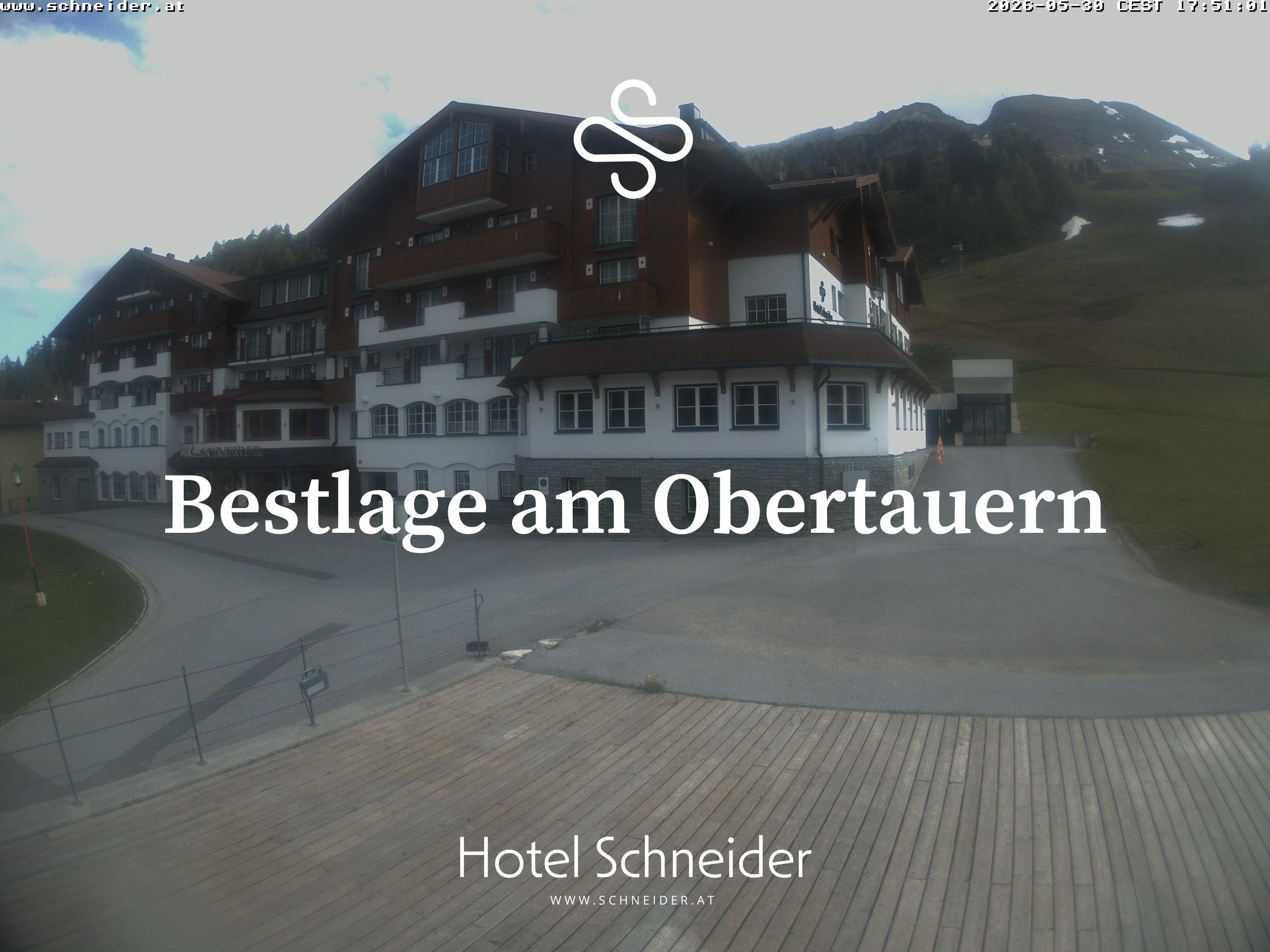Archiv Foto Webcam Obertauern: Blick aufs Hotel Schneider