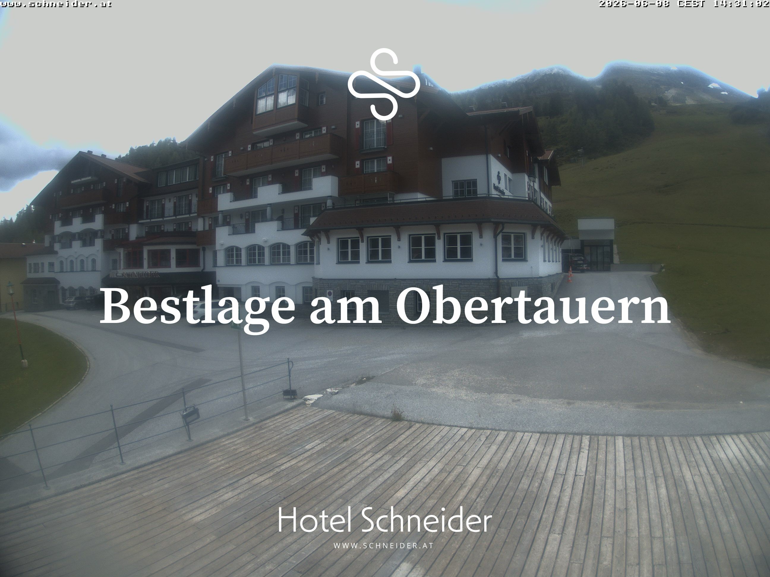 Archiv Foto Webcam Obertauern: Blick aufs Hotel Schneider