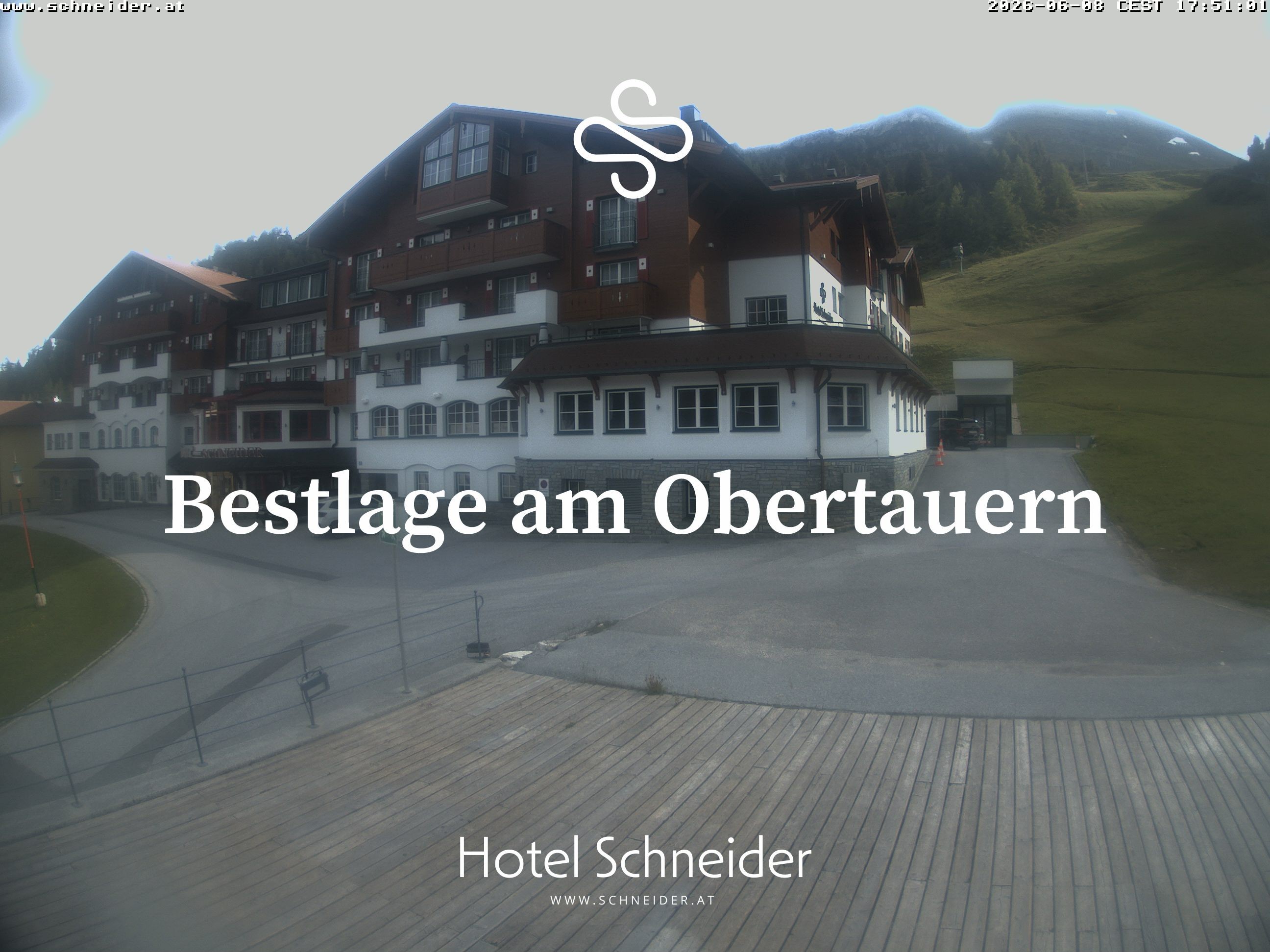 Archiv Foto Webcam Obertauern: Blick aufs Hotel Schneider