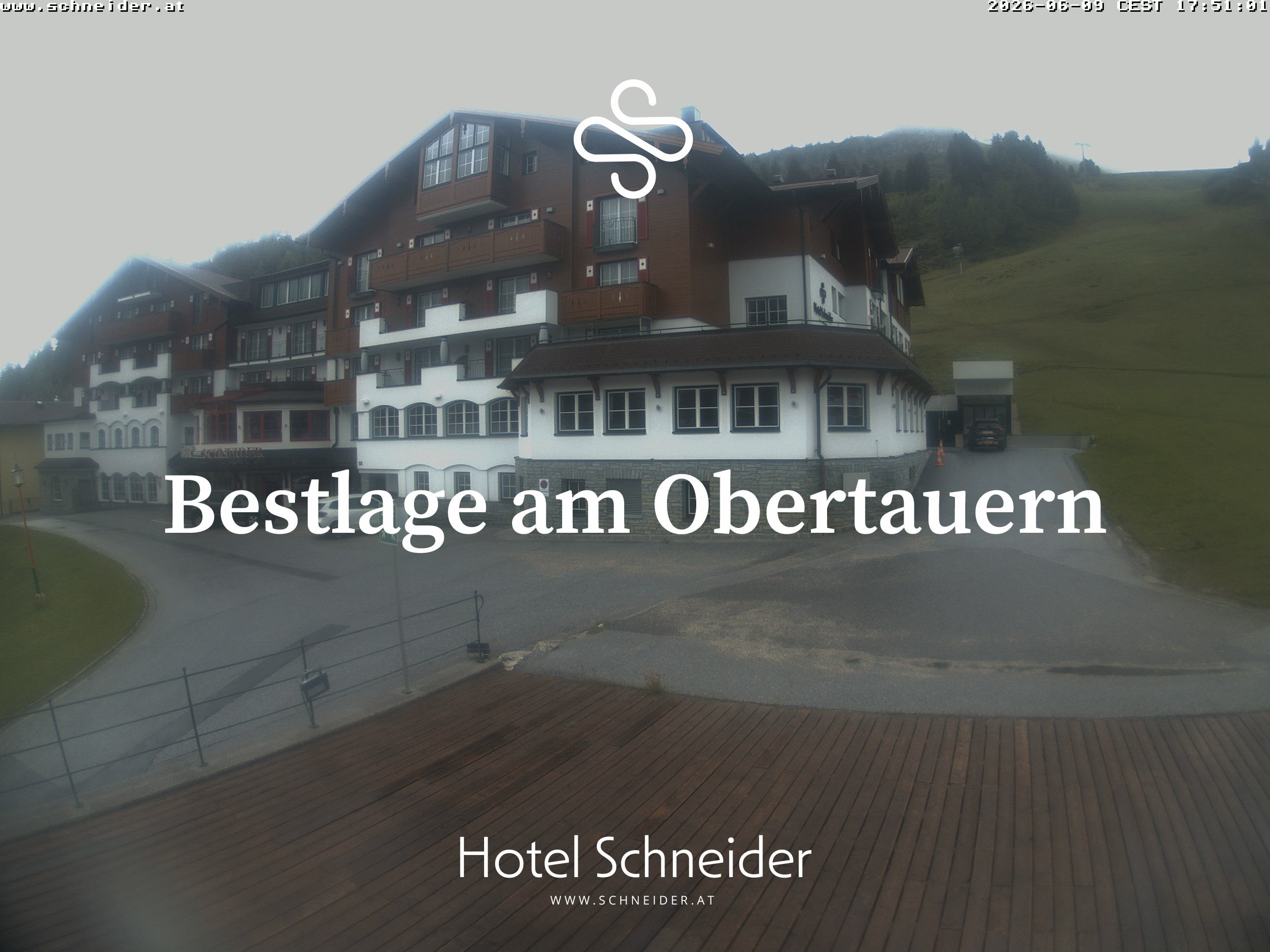 Archiv Foto Webcam Obertauern: Blick aufs Hotel Schneider