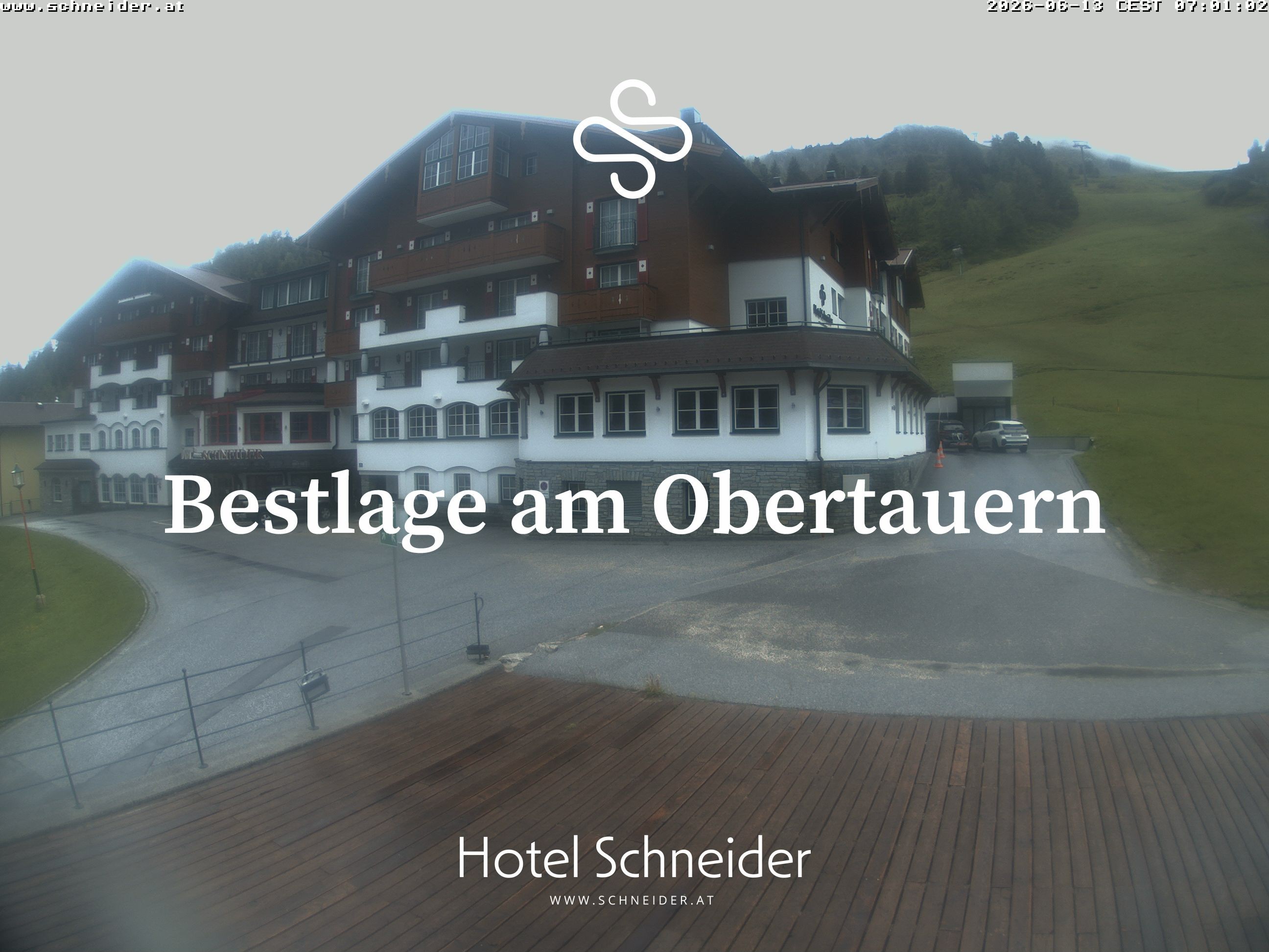 Archiv Foto Webcam Obertauern: Blick aufs Hotel Schneider
