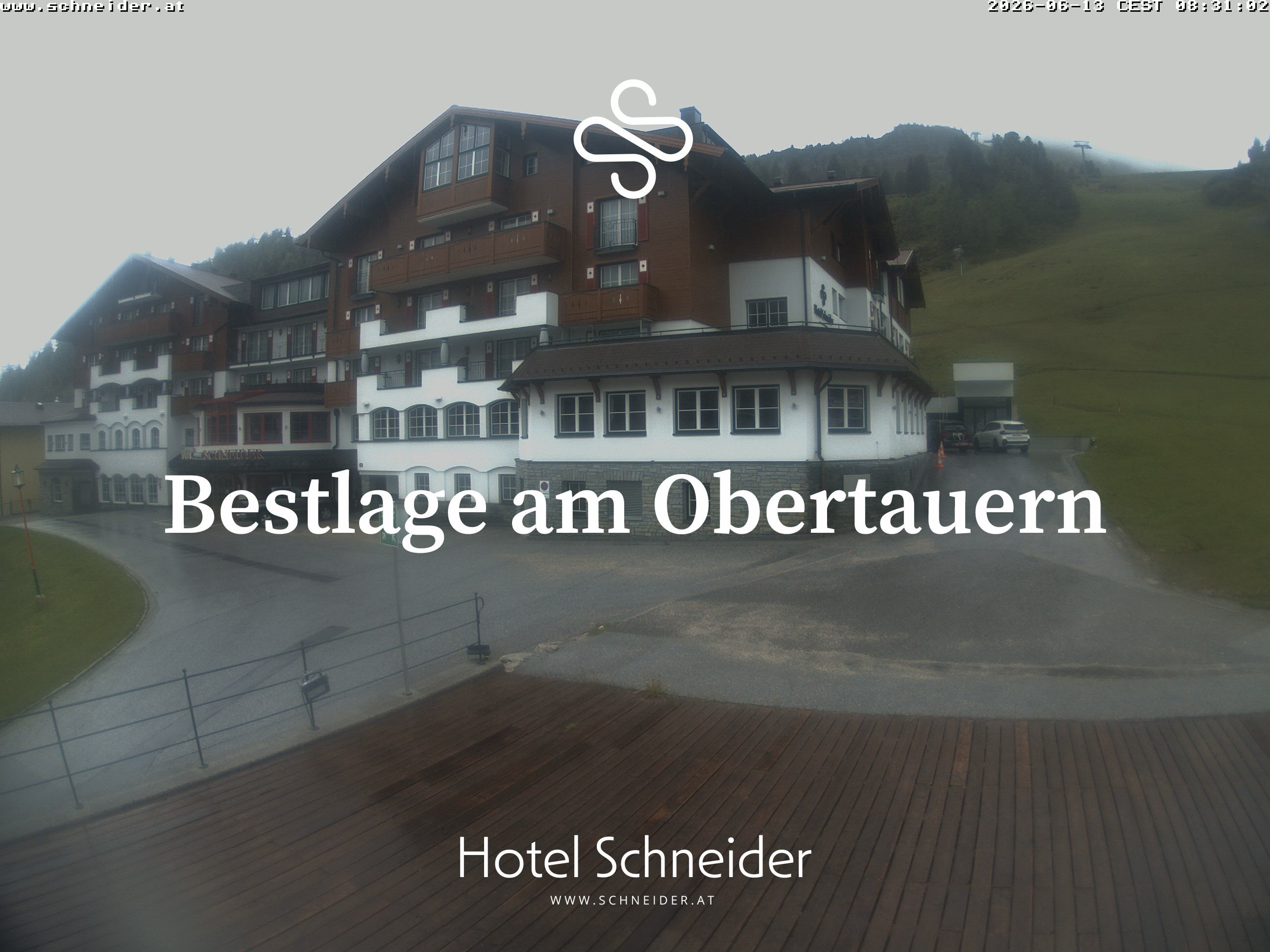 Archiv Foto Webcam Obertauern: Blick aufs Hotel Schneider