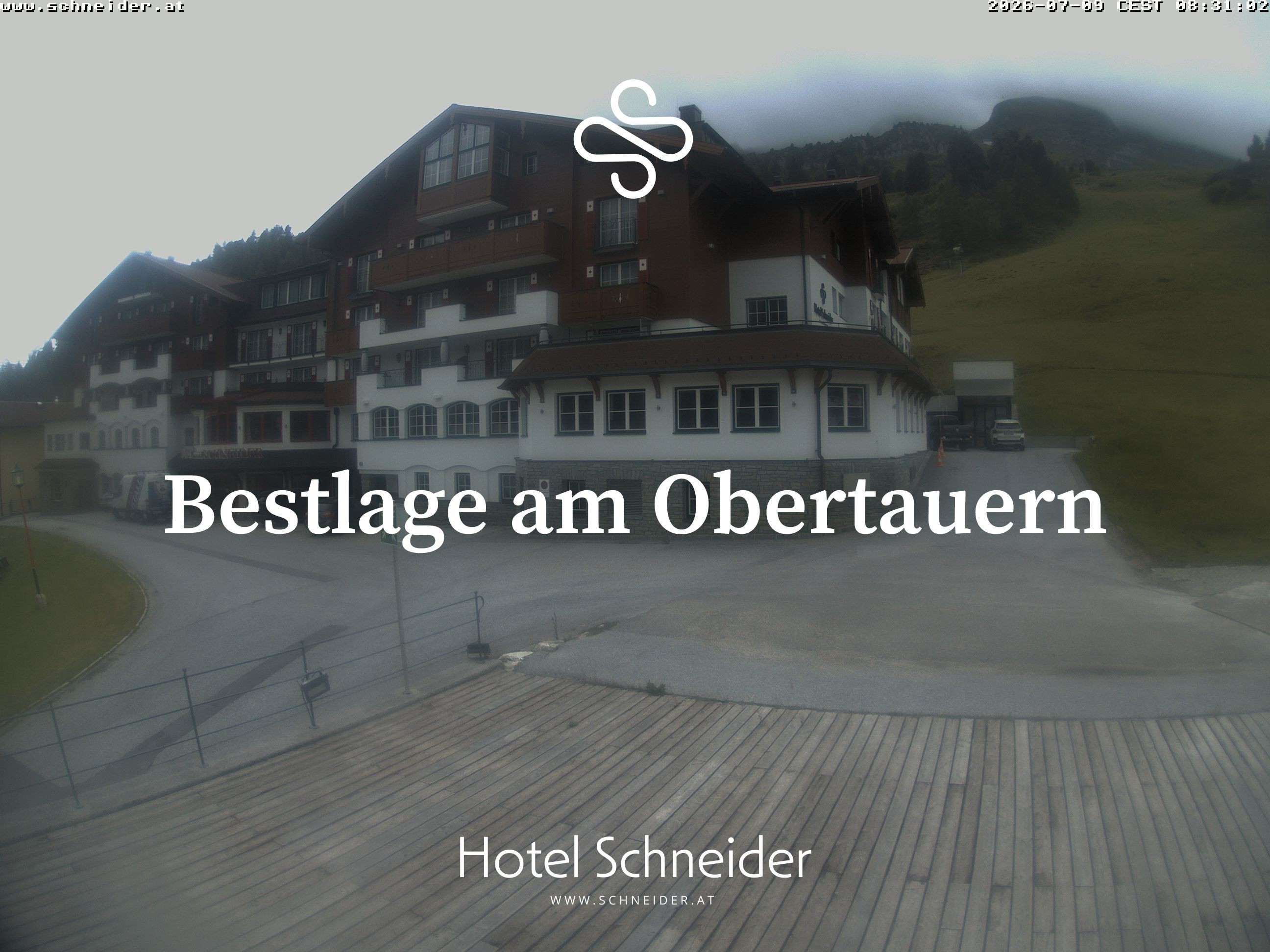 Archiv Foto Webcam Obertauern: Blick aufs Hotel Schneider