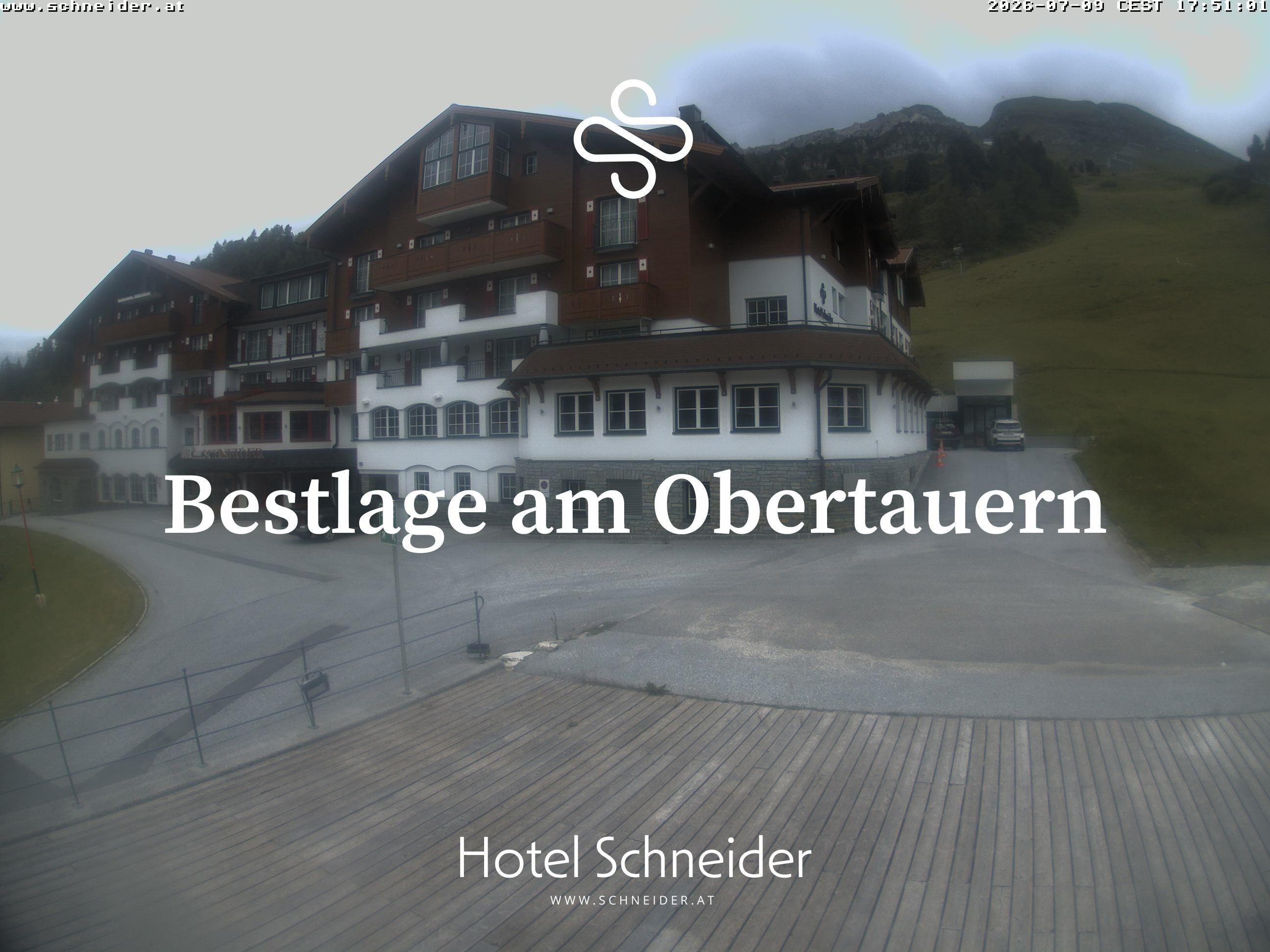 Archiv Foto Webcam Obertauern: Blick aufs Hotel Schneider