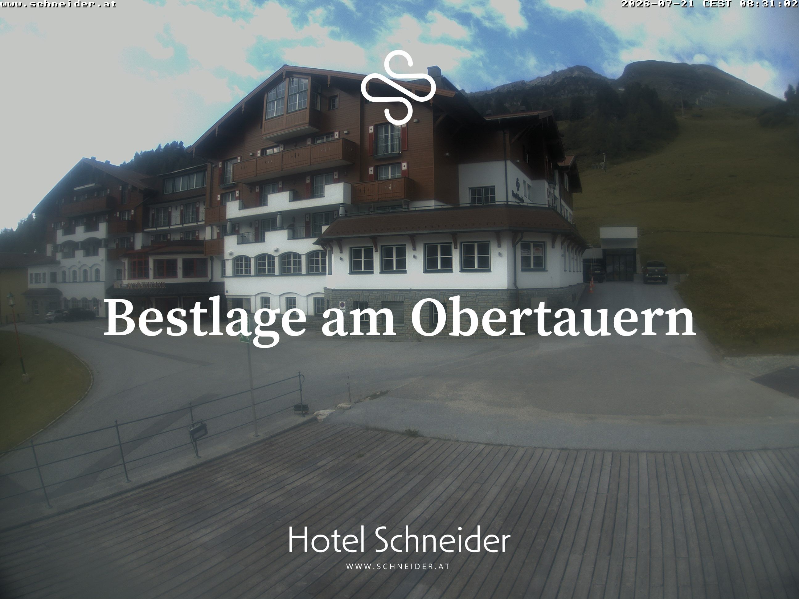 Archiv Foto Webcam Obertauern: Blick aufs Hotel Schneider