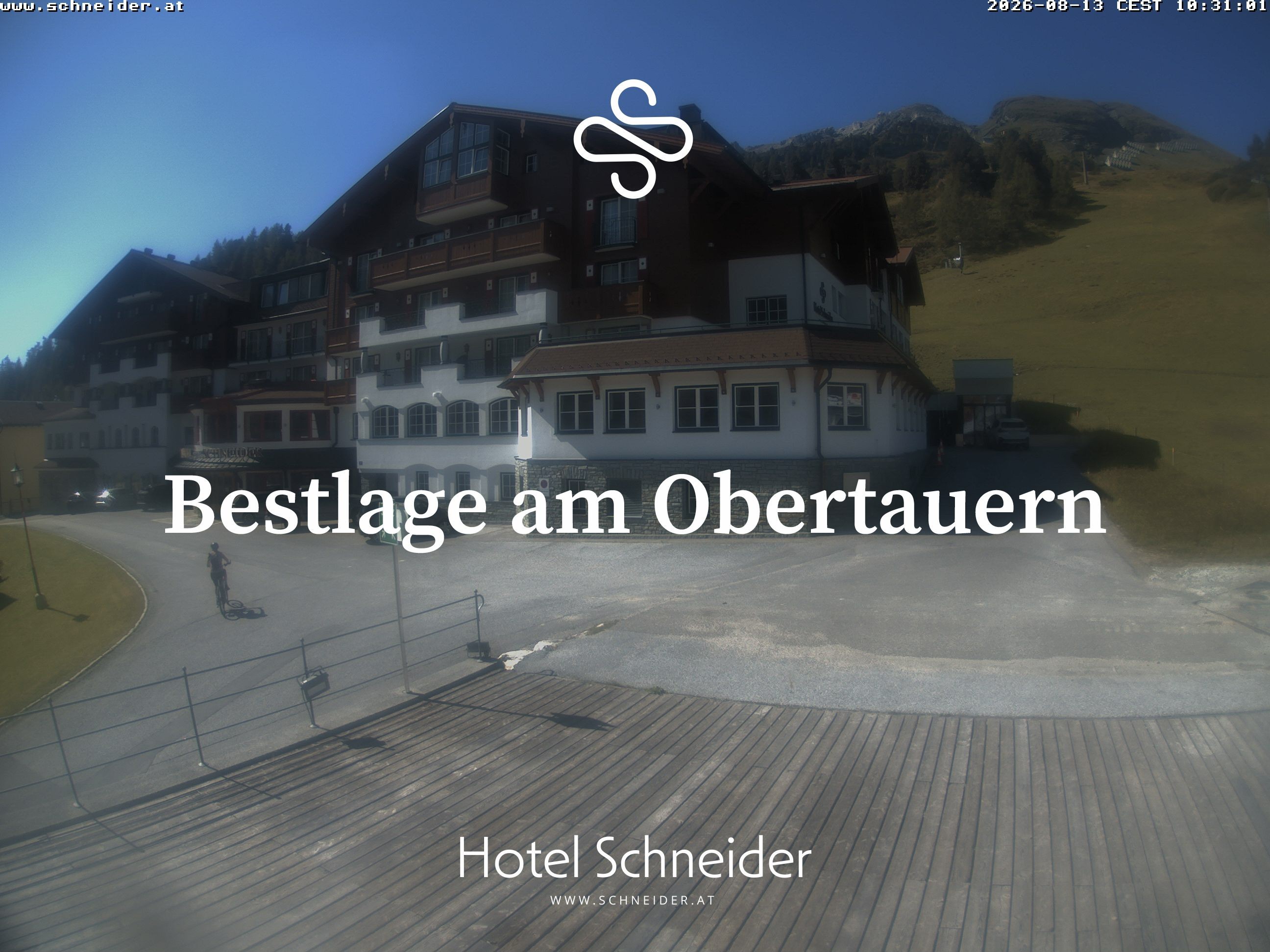 Archiv Foto Webcam Obertauern: Blick aufs Hotel Schneider