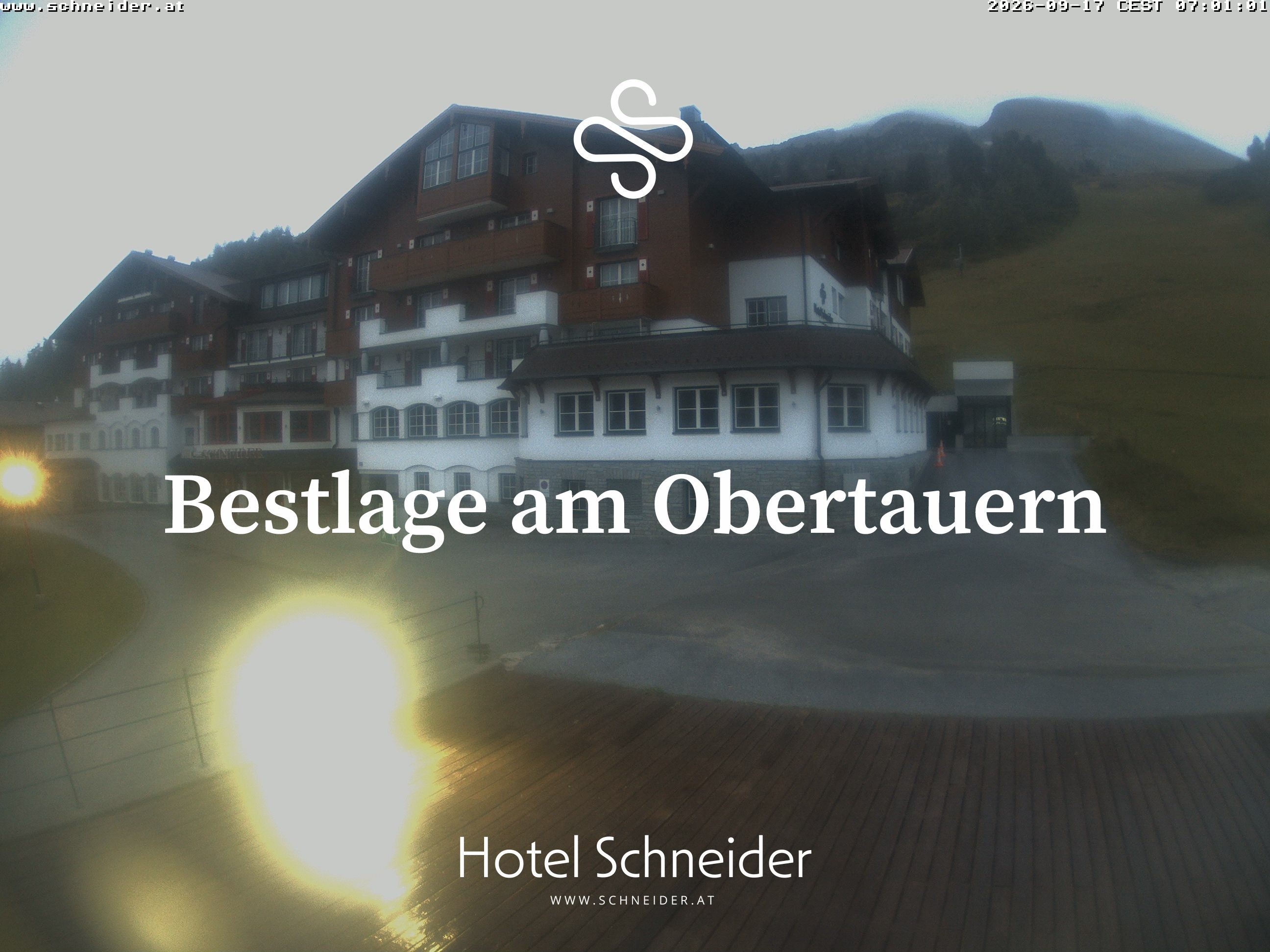 Archiv Foto Webcam Obertauern: Blick aufs Hotel Schneider