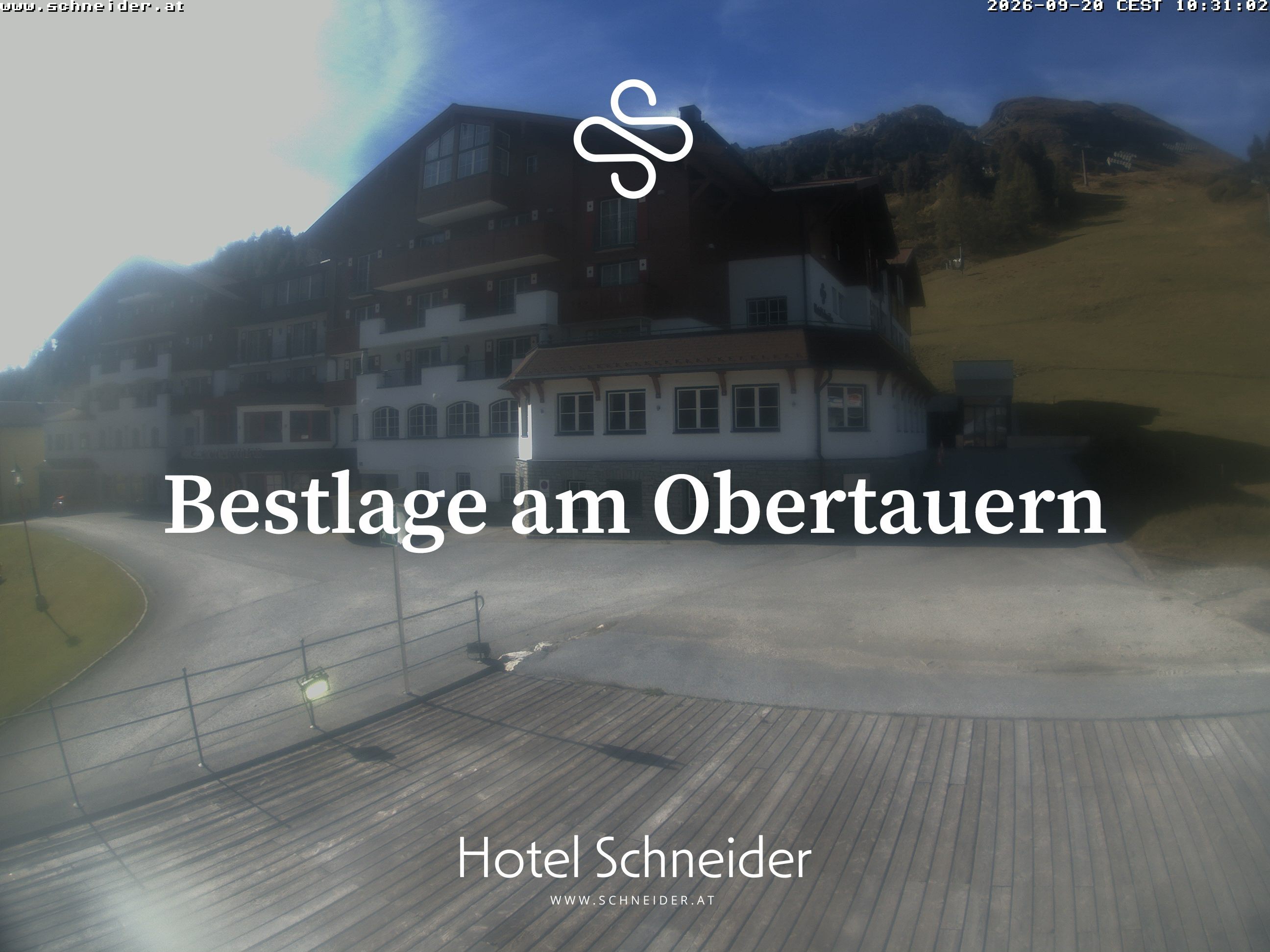 Archiv Foto Webcam Obertauern: Blick aufs Hotel Schneider