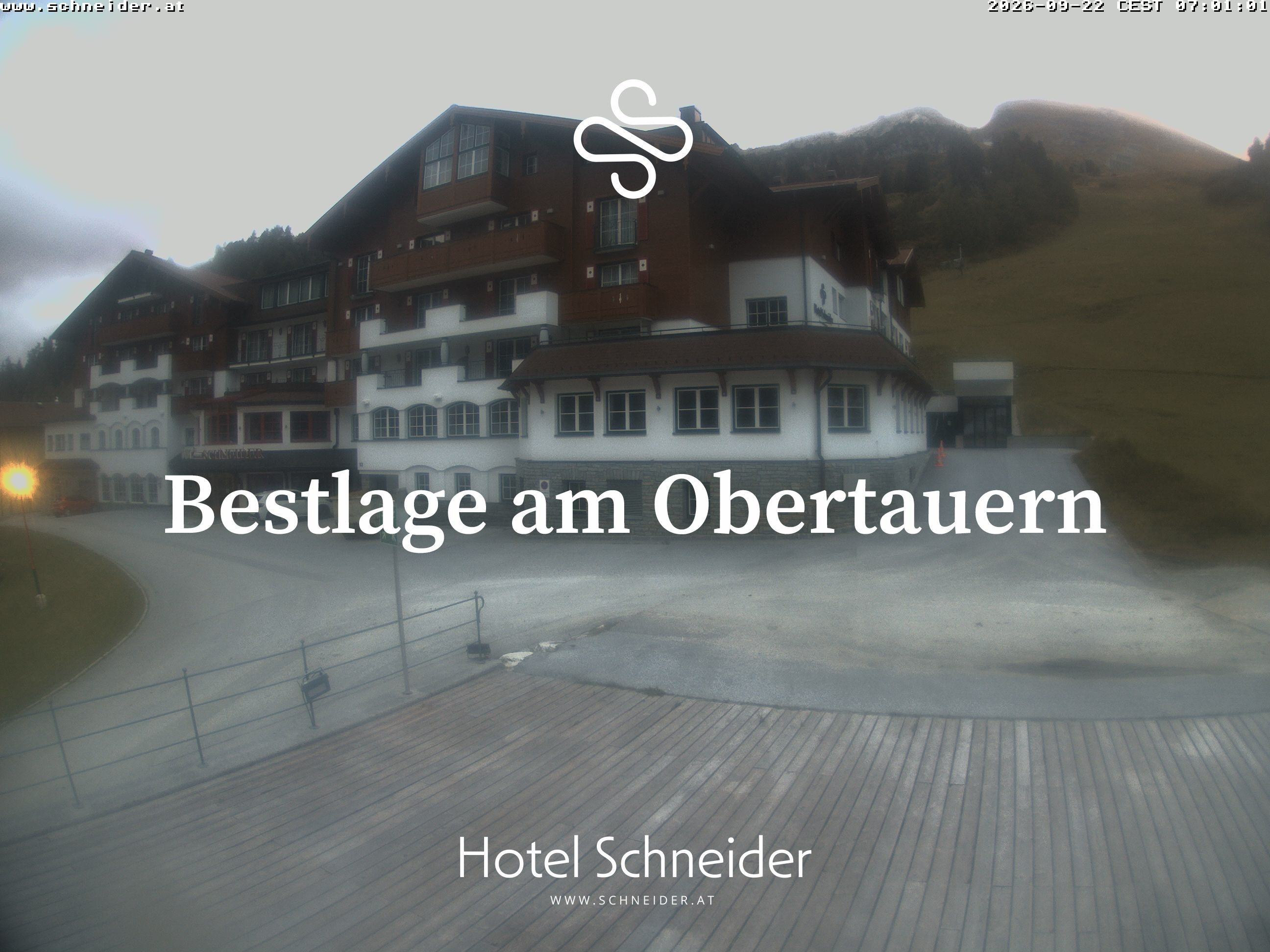Archiv Foto Webcam Obertauern: Blick aufs Hotel Schneider