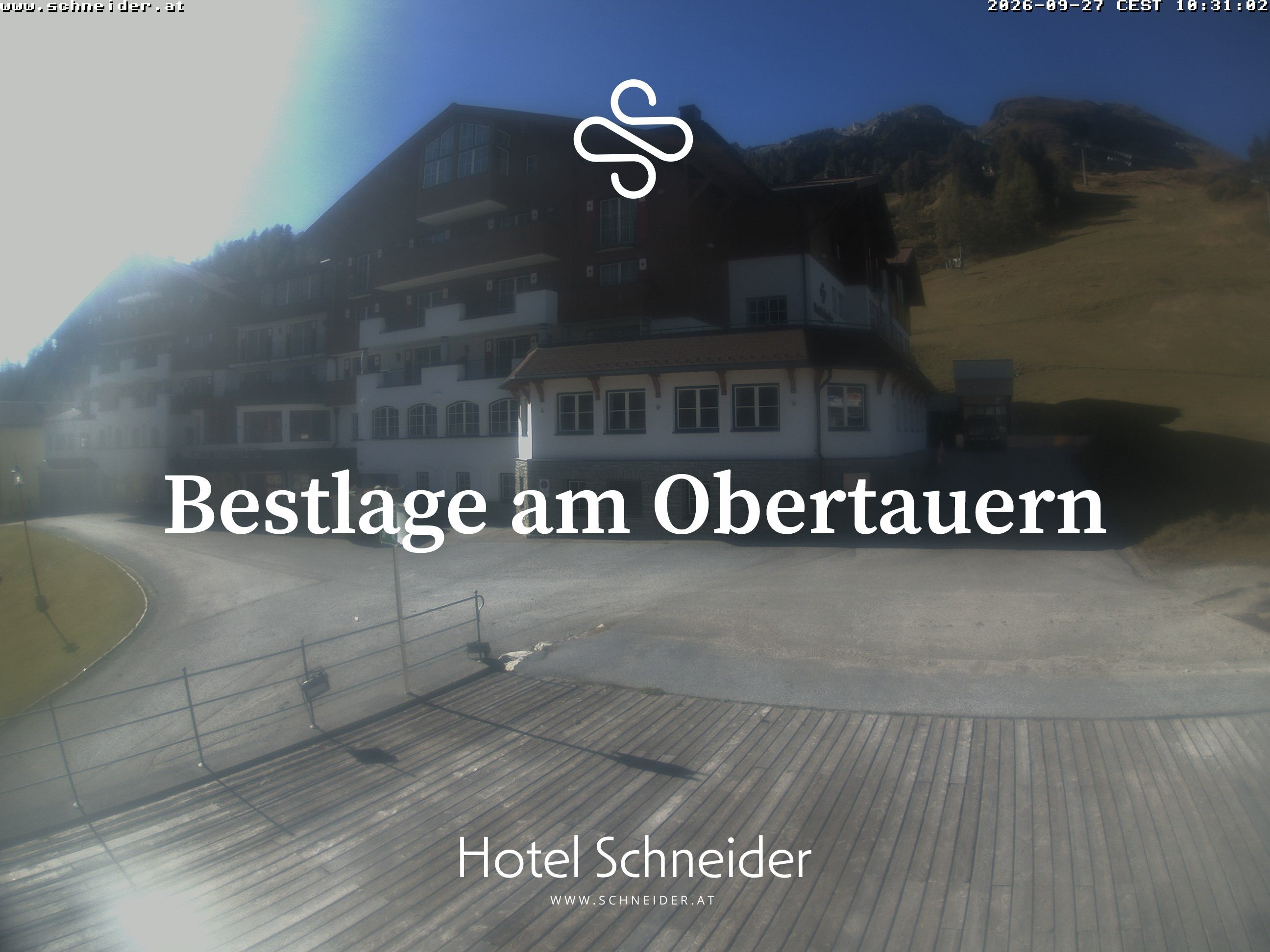 Archiv Foto Webcam Obertauern: Blick aufs Hotel Schneider