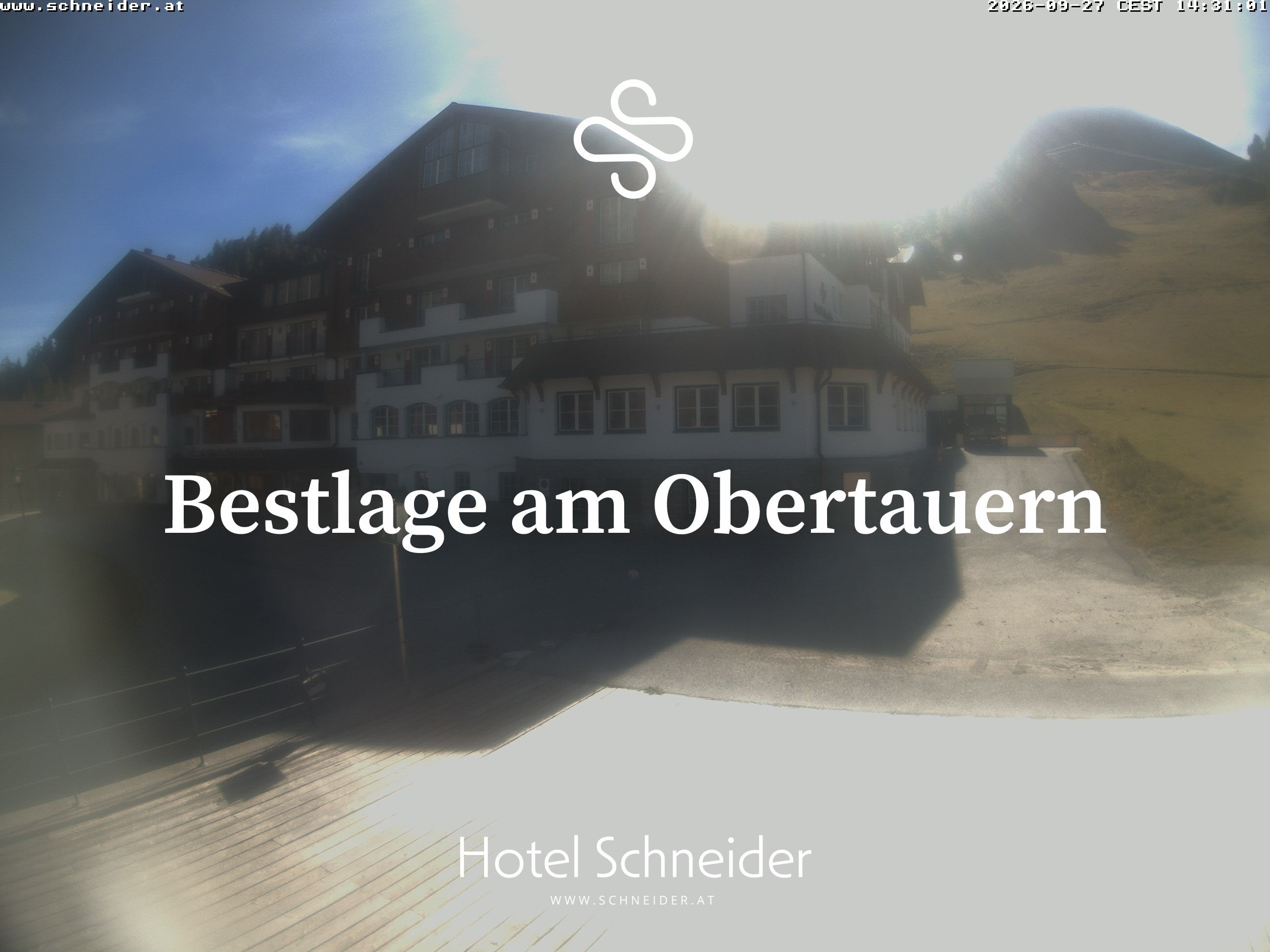 Archiv Foto Webcam Obertauern: Blick aufs Hotel Schneider