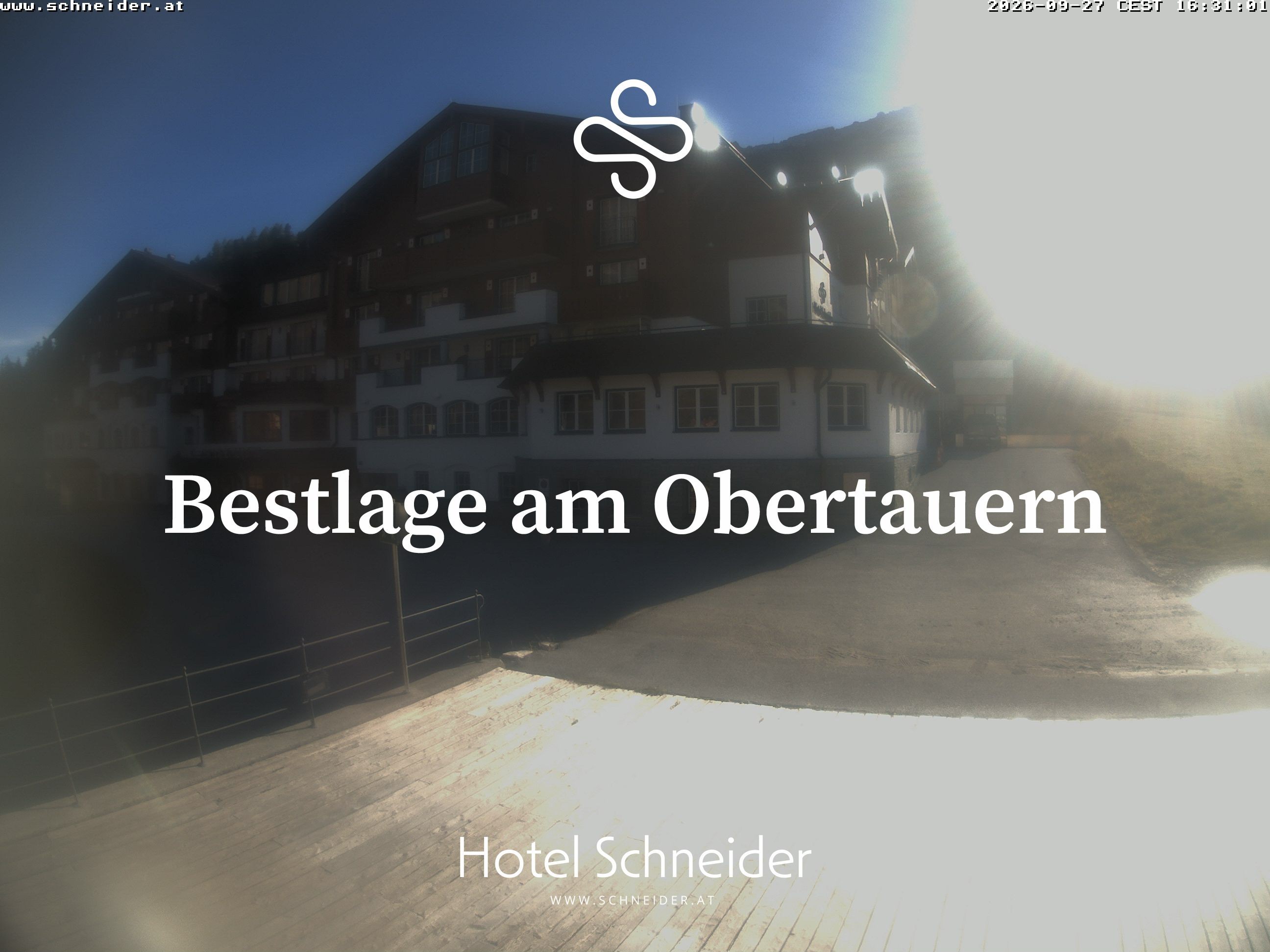 Archiv Foto Webcam Obertauern: Blick aufs Hotel Schneider