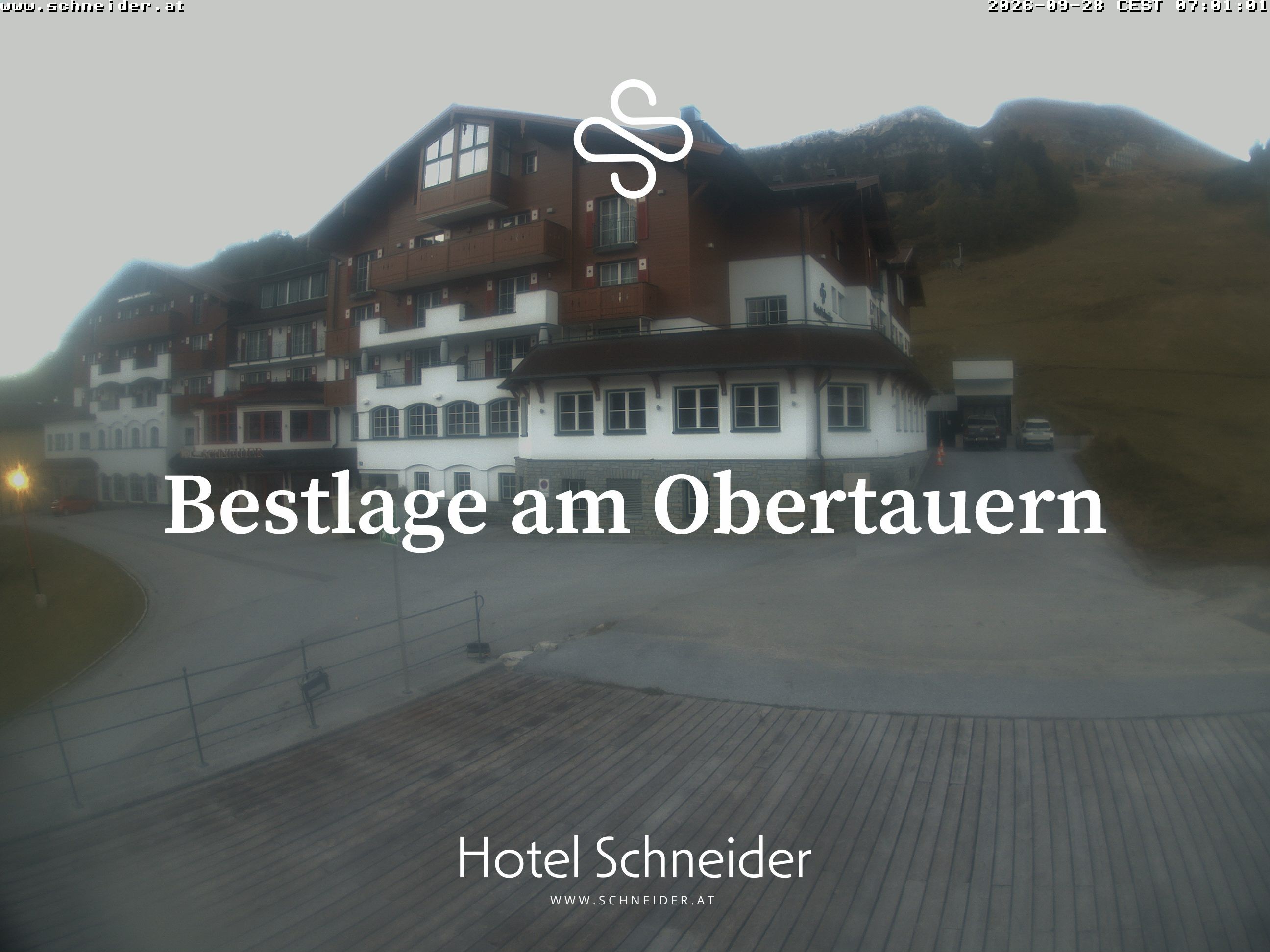Archiv Foto Webcam Obertauern: Blick aufs Hotel Schneider