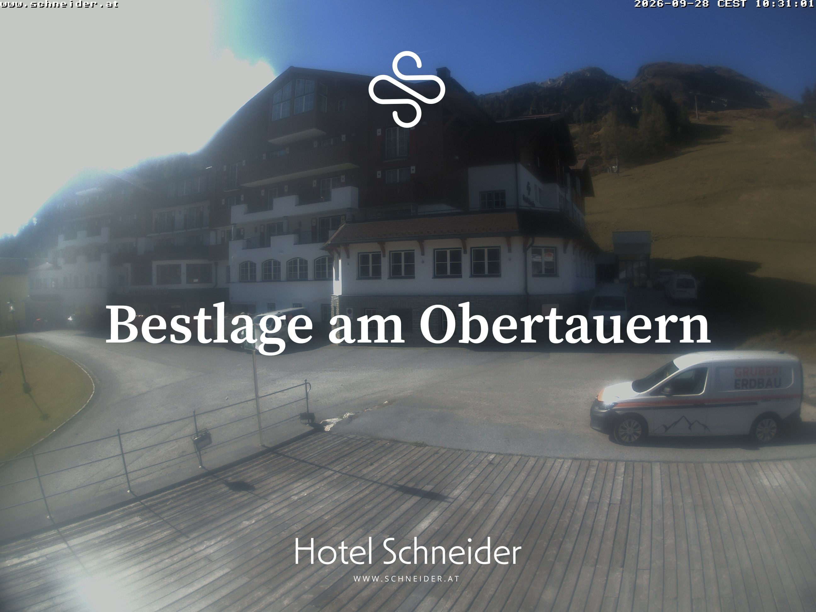 Archiv Foto Webcam Obertauern: Blick aufs Hotel Schneider