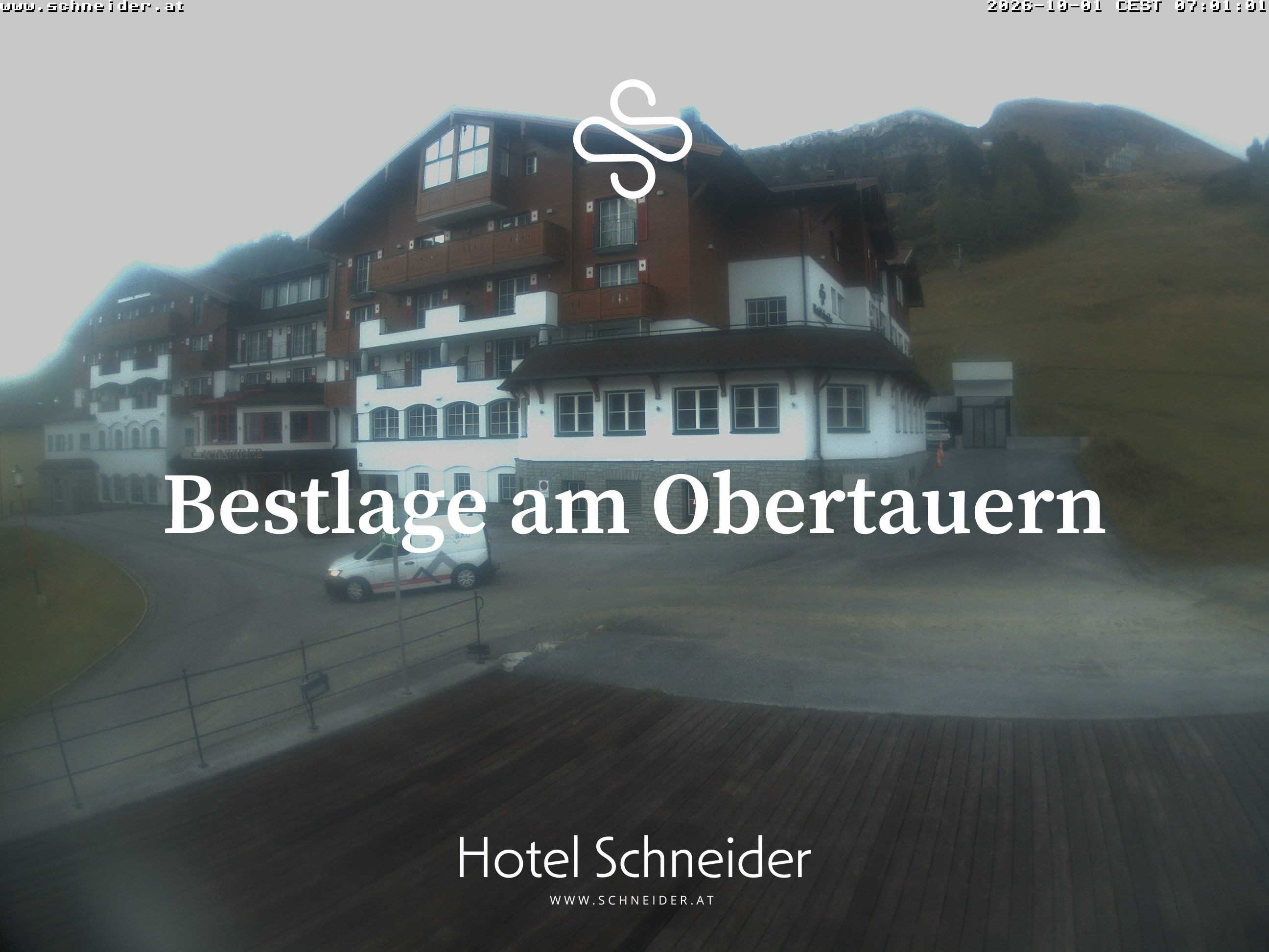 Archiv Foto Webcam Obertauern: Blick aufs Hotel Schneider