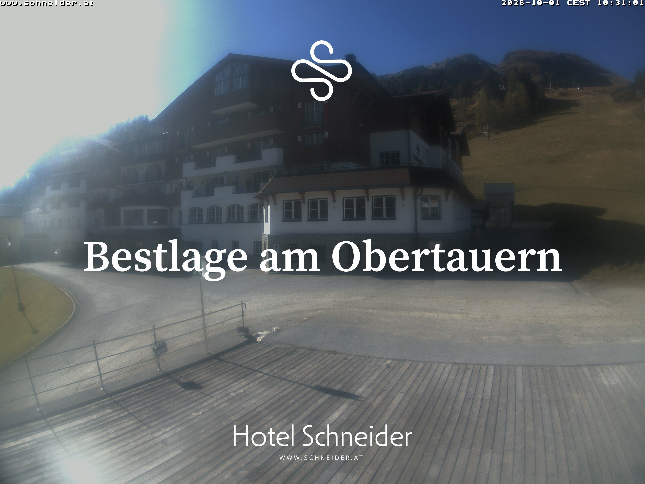 Archiv Foto Webcam Obertauern: Blick aufs Hotel Schneider