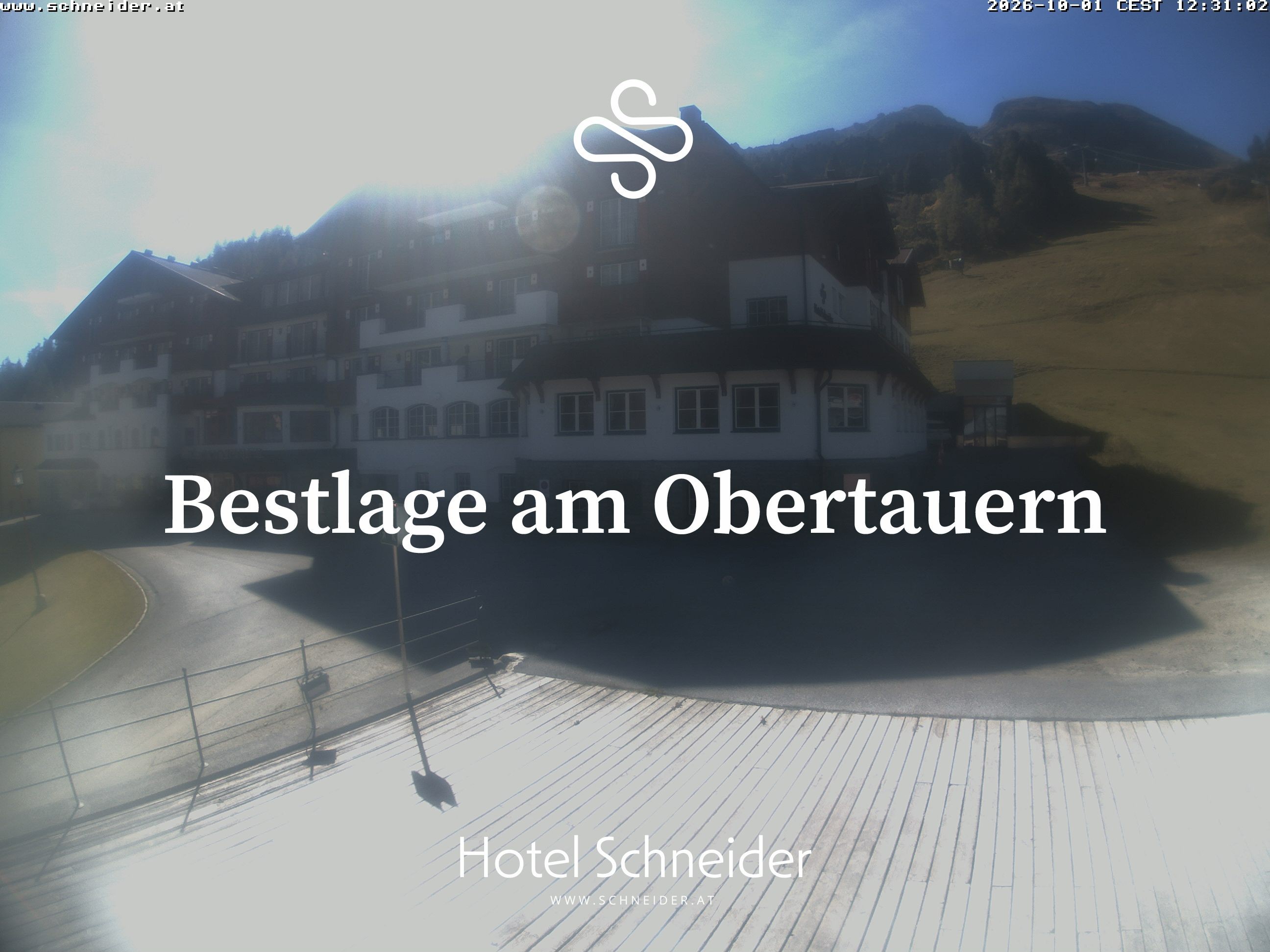 Archiv Foto Webcam Obertauern: Blick aufs Hotel Schneider