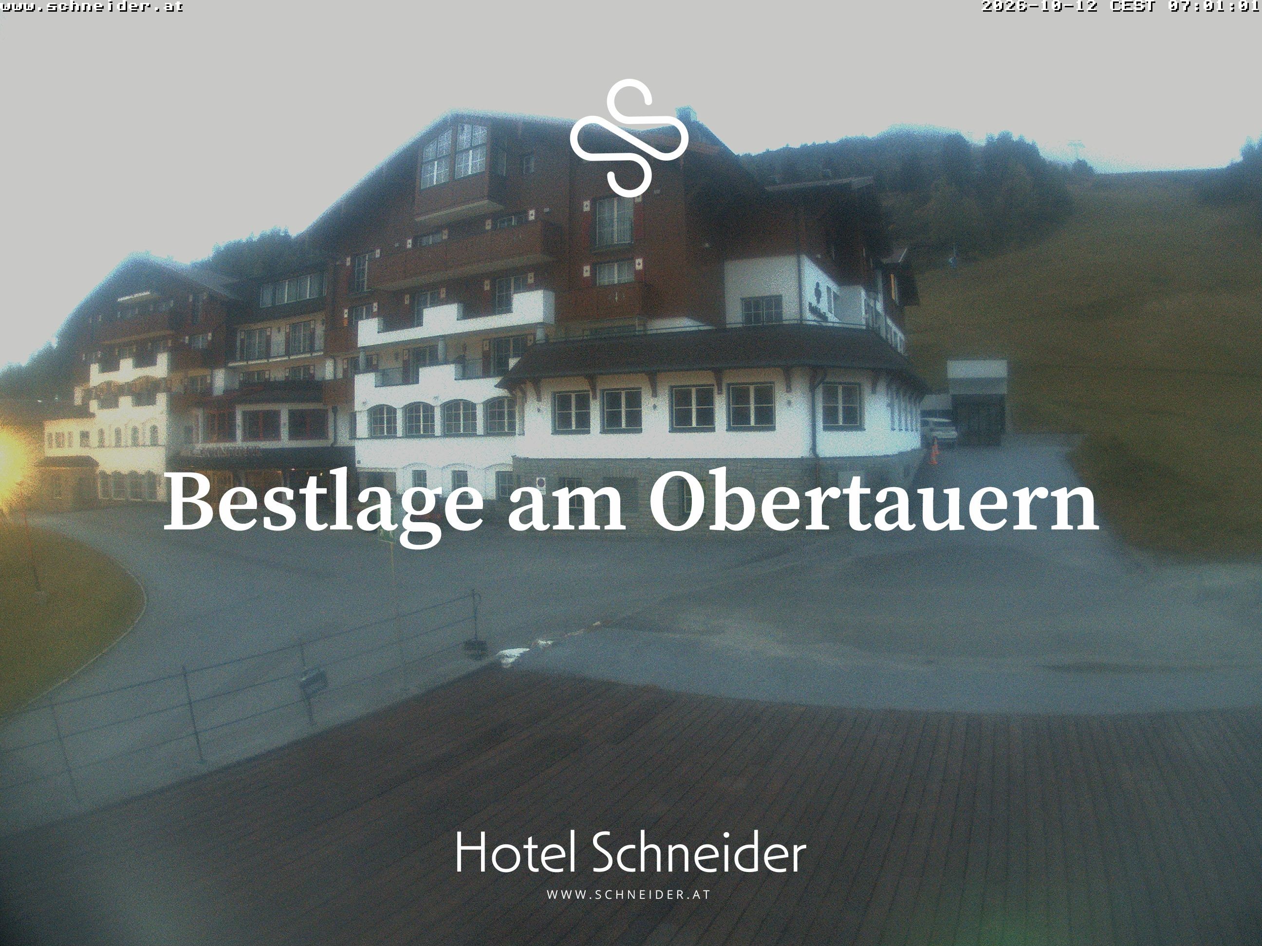 Archiv Foto Webcam Obertauern: Blick aufs Hotel Schneider