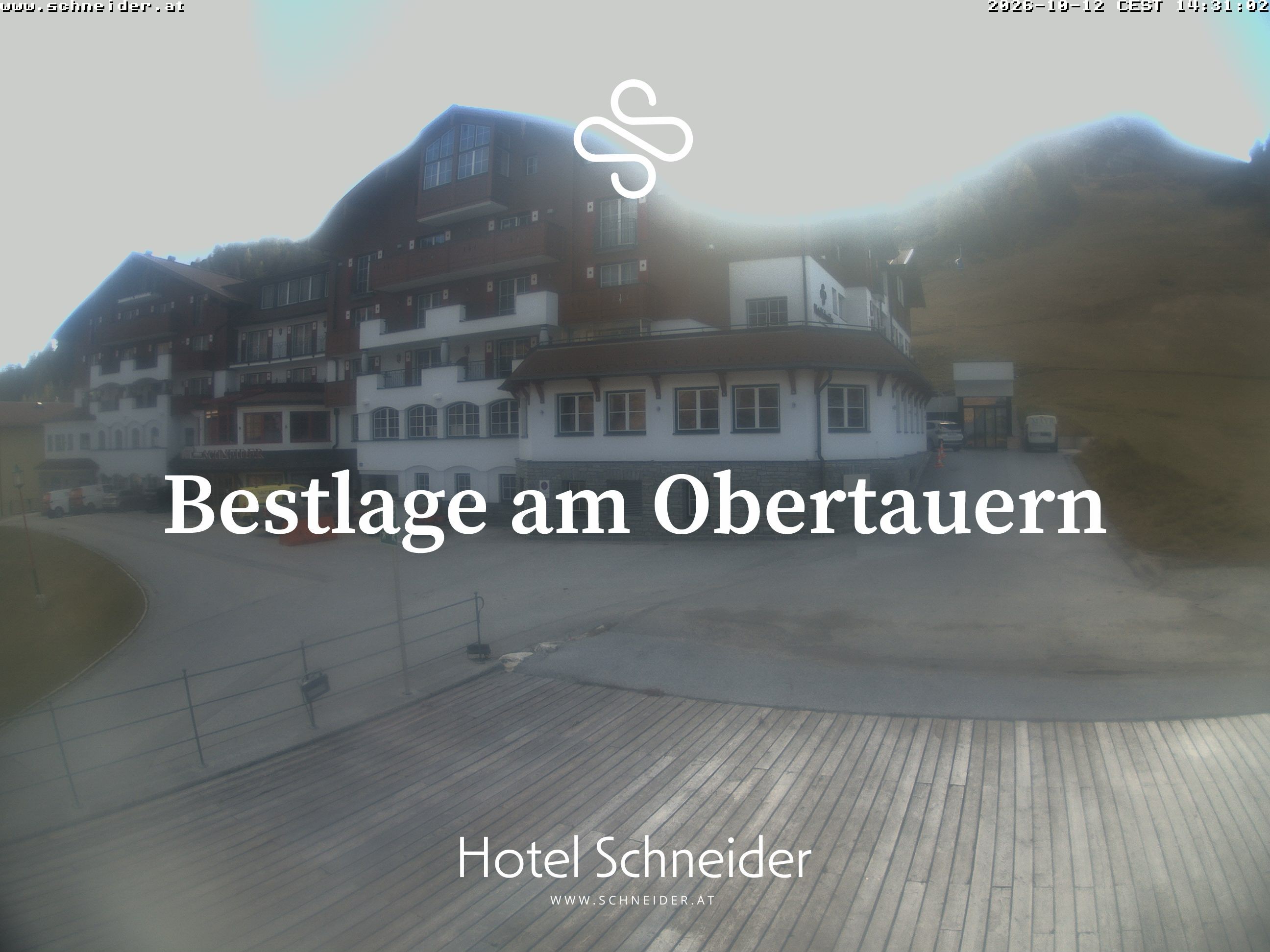 Archiv Foto Webcam Obertauern: Blick aufs Hotel Schneider