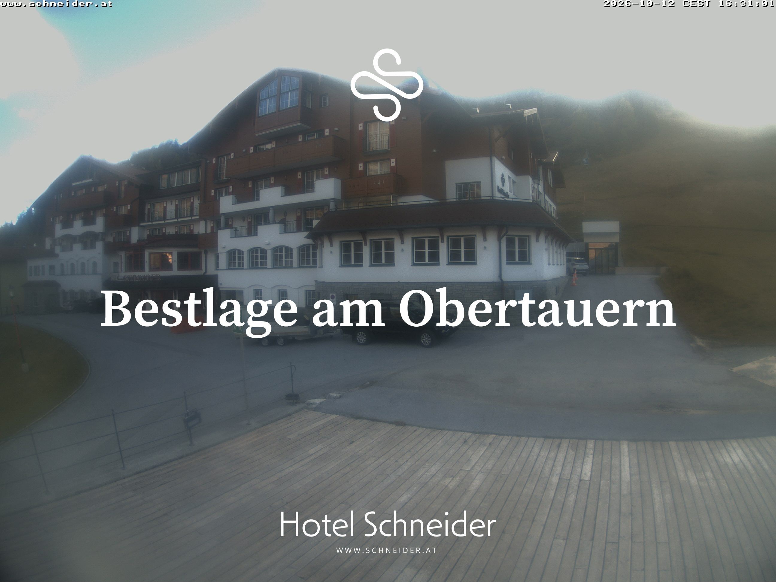 Archiv Foto Webcam Obertauern: Blick aufs Hotel Schneider