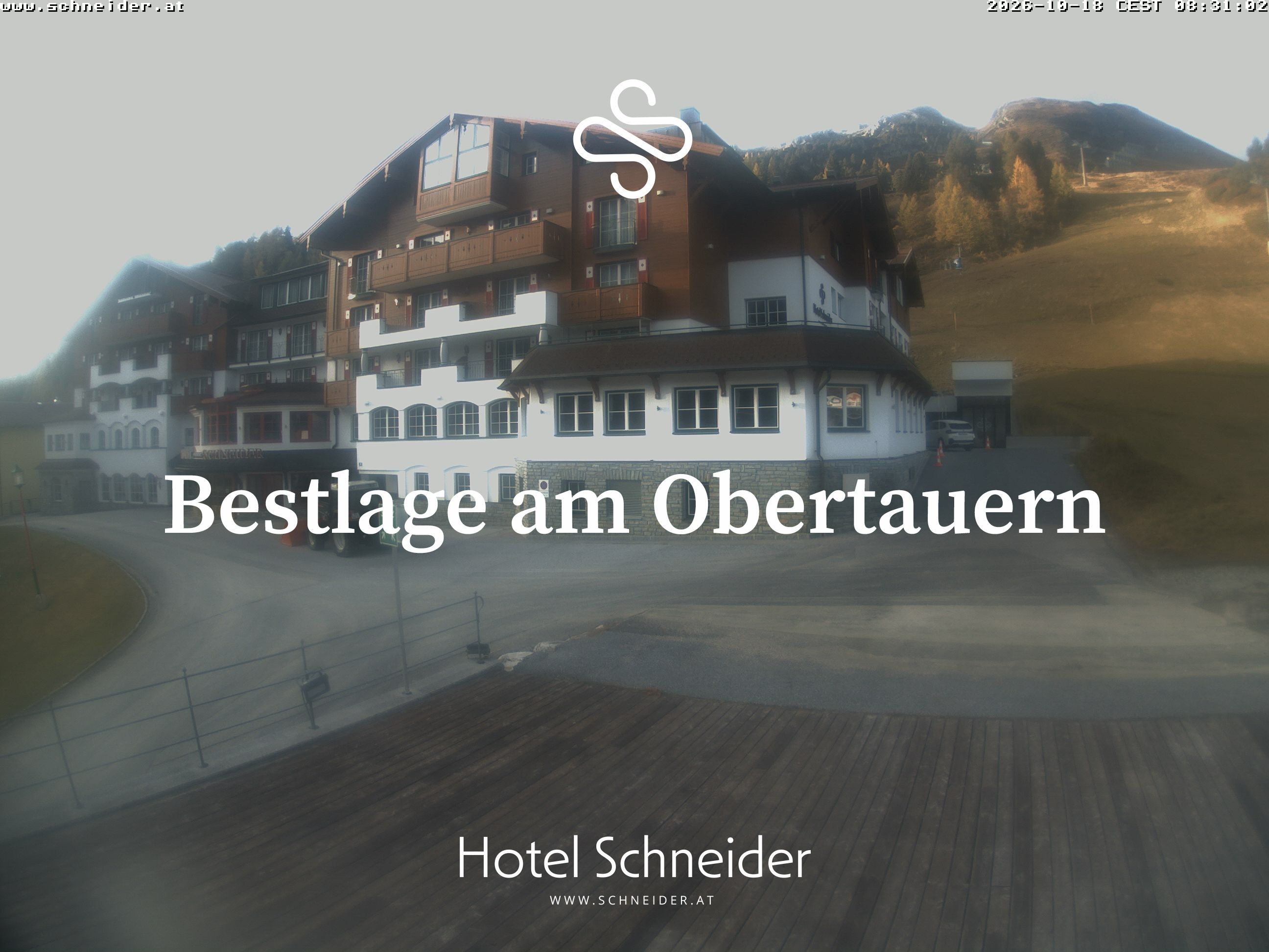 Archiv Foto Webcam Obertauern: Blick aufs Hotel Schneider