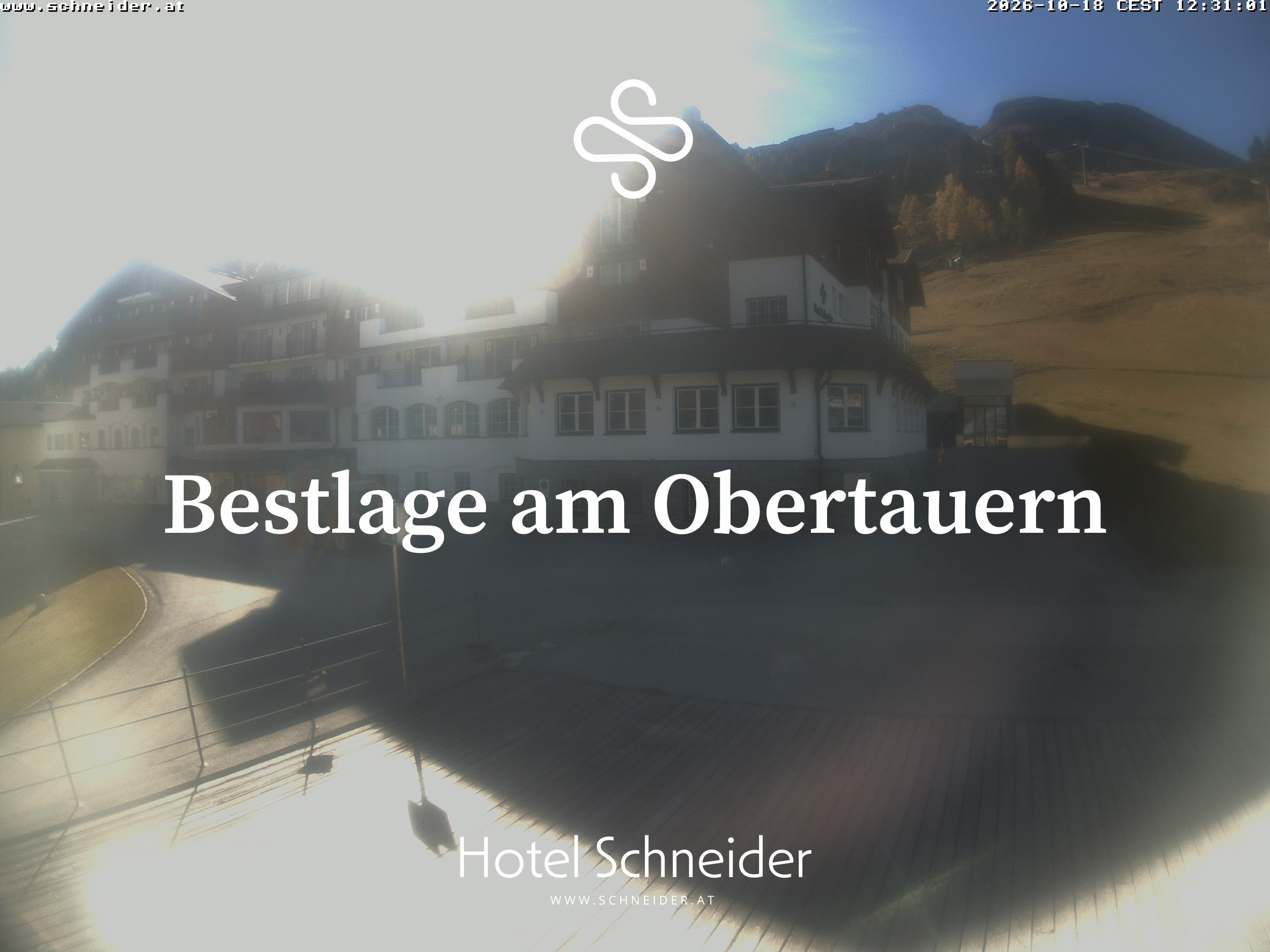 Archiv Foto Webcam Obertauern: Blick aufs Hotel Schneider