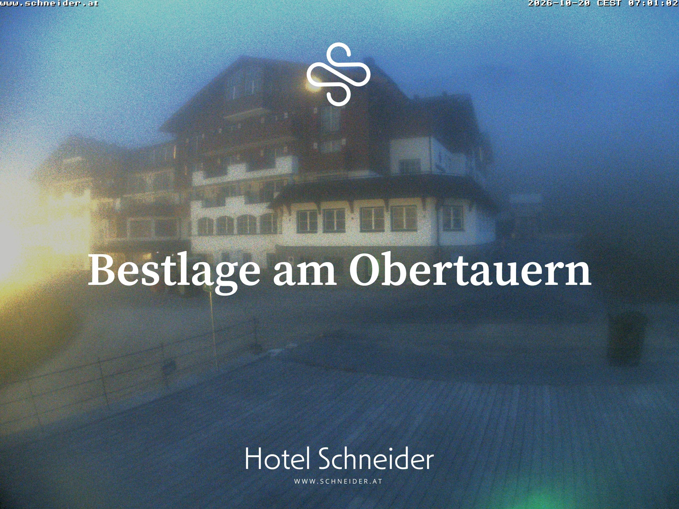 Archiv Foto Webcam Obertauern: Blick aufs Hotel Schneider