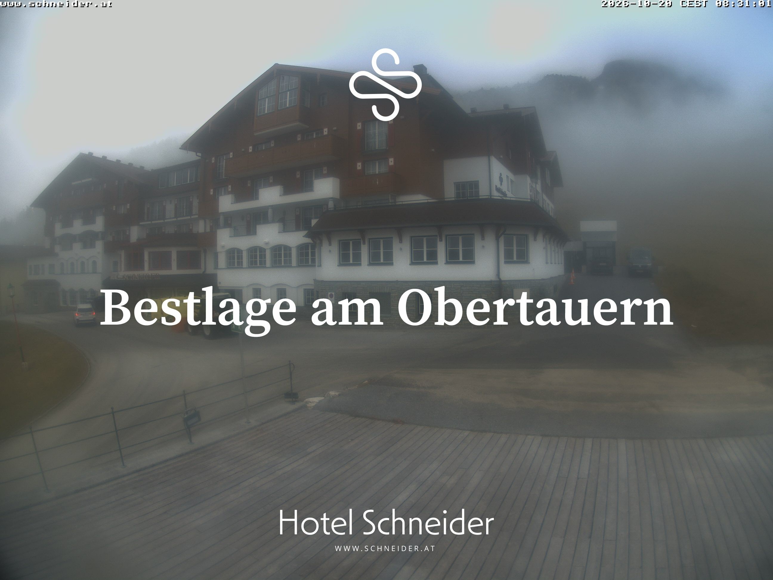 Archiv Foto Webcam Obertauern: Blick aufs Hotel Schneider