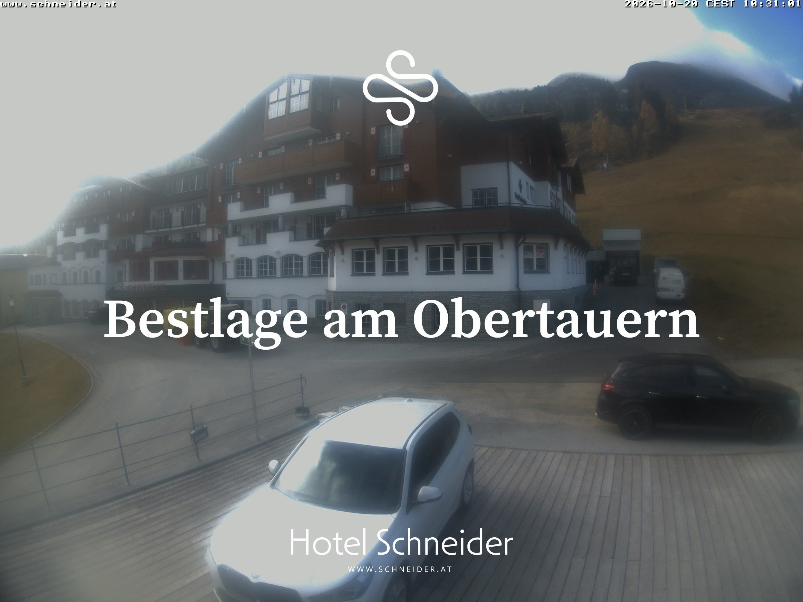 Archiv Foto Webcam Obertauern: Blick aufs Hotel Schneider