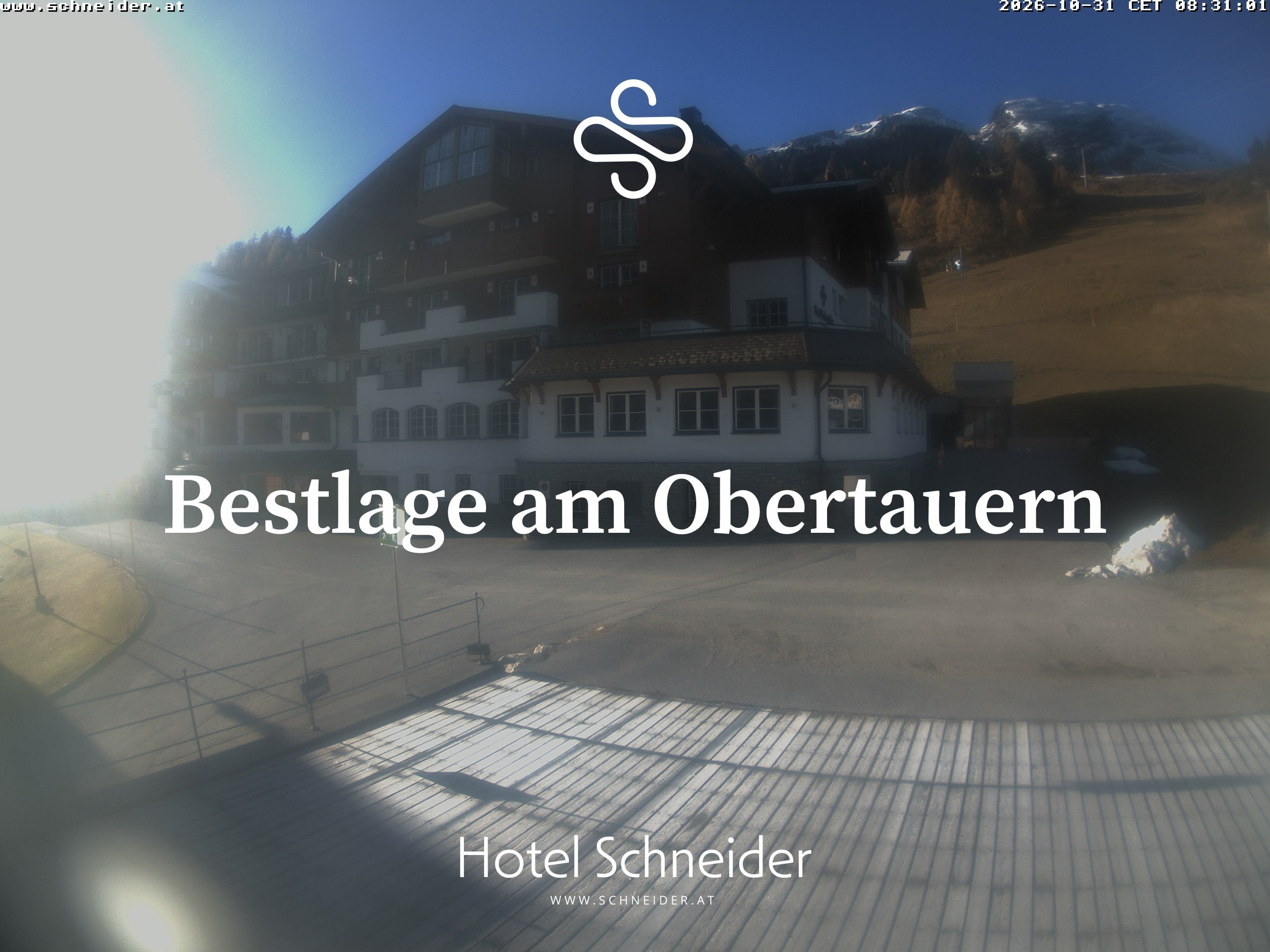 Archiv Foto Webcam Obertauern: Blick aufs Hotel Schneider