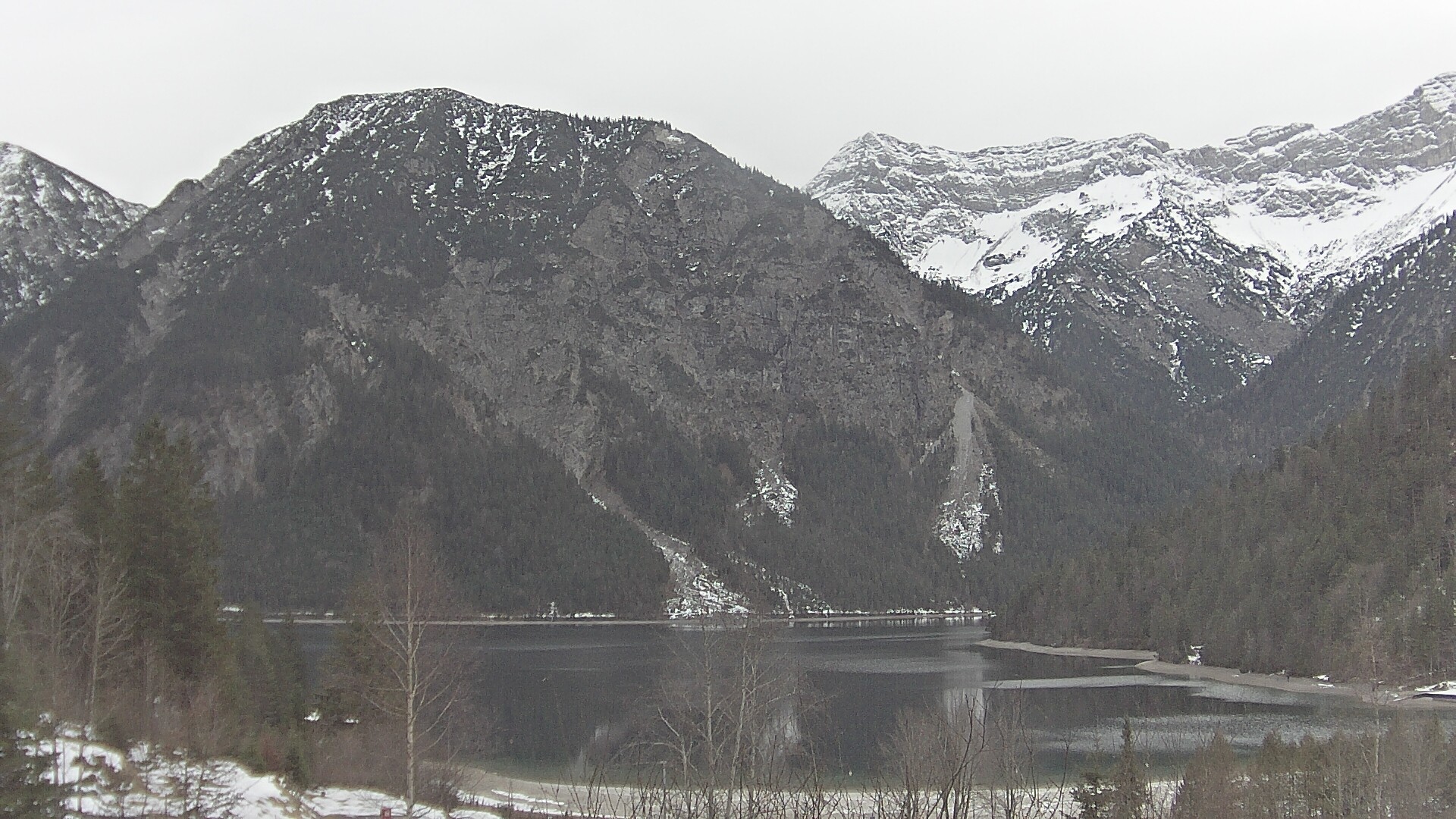 Archiv Foto Webcam Plansee Seespitze
