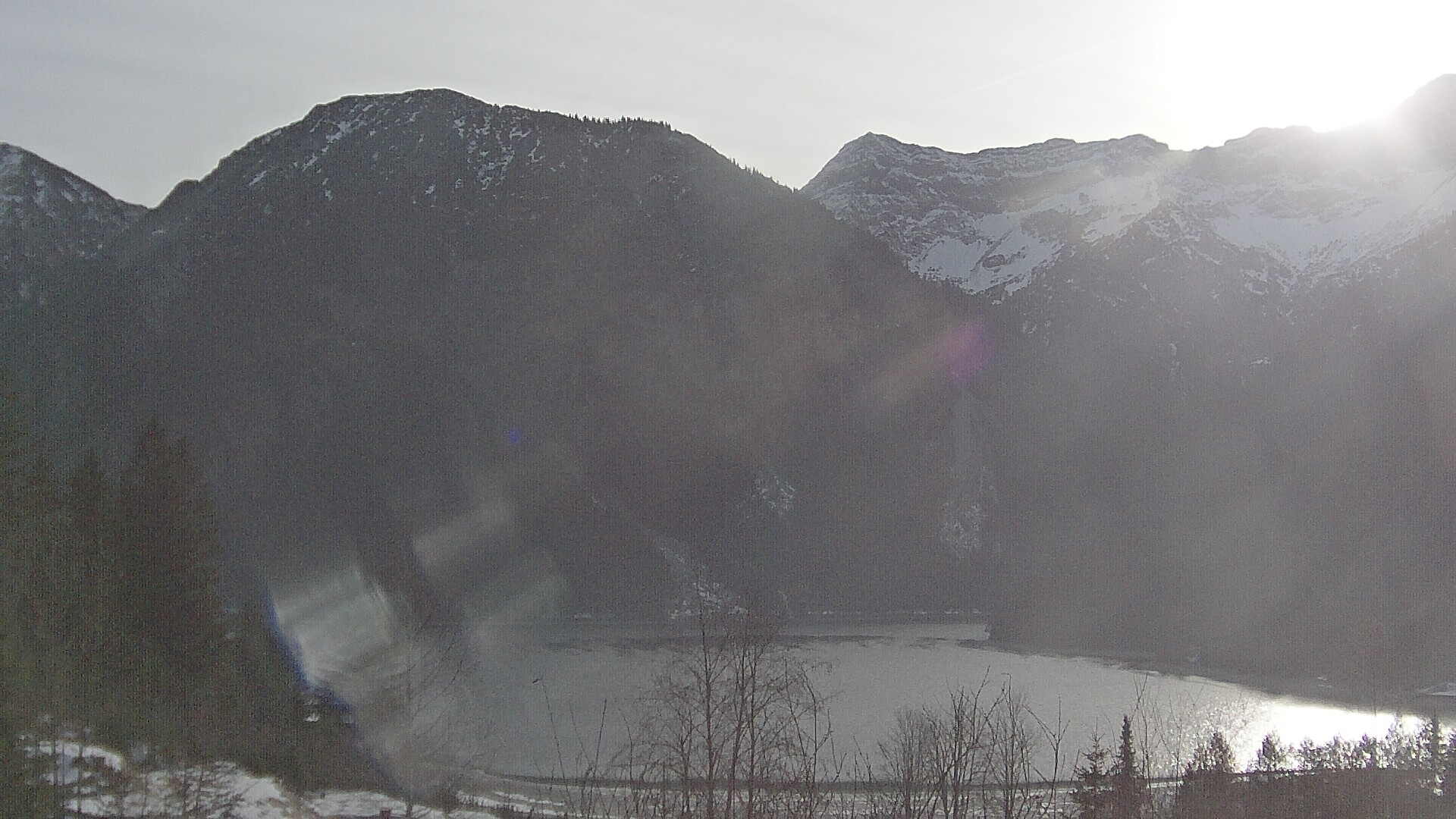 Archiv Foto Webcam Plansee Seespitze