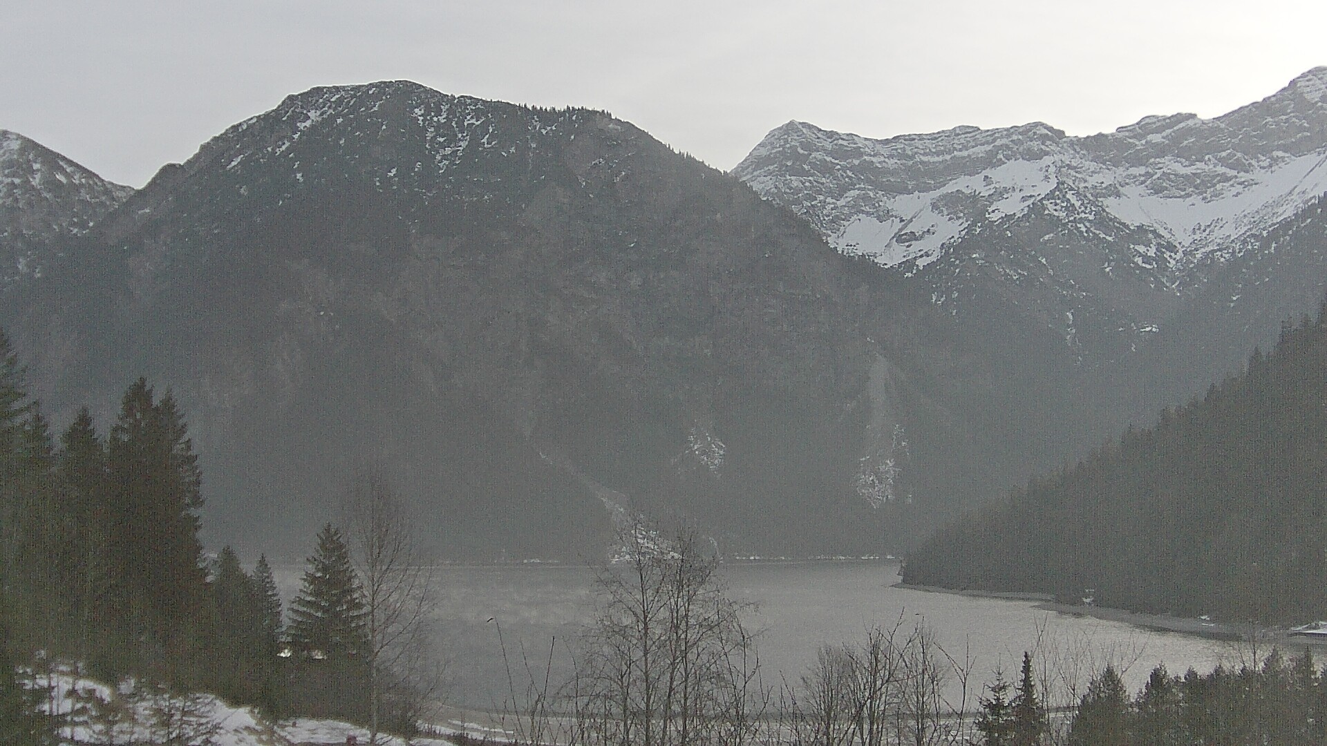Archiv Foto Webcam Plansee Seespitze