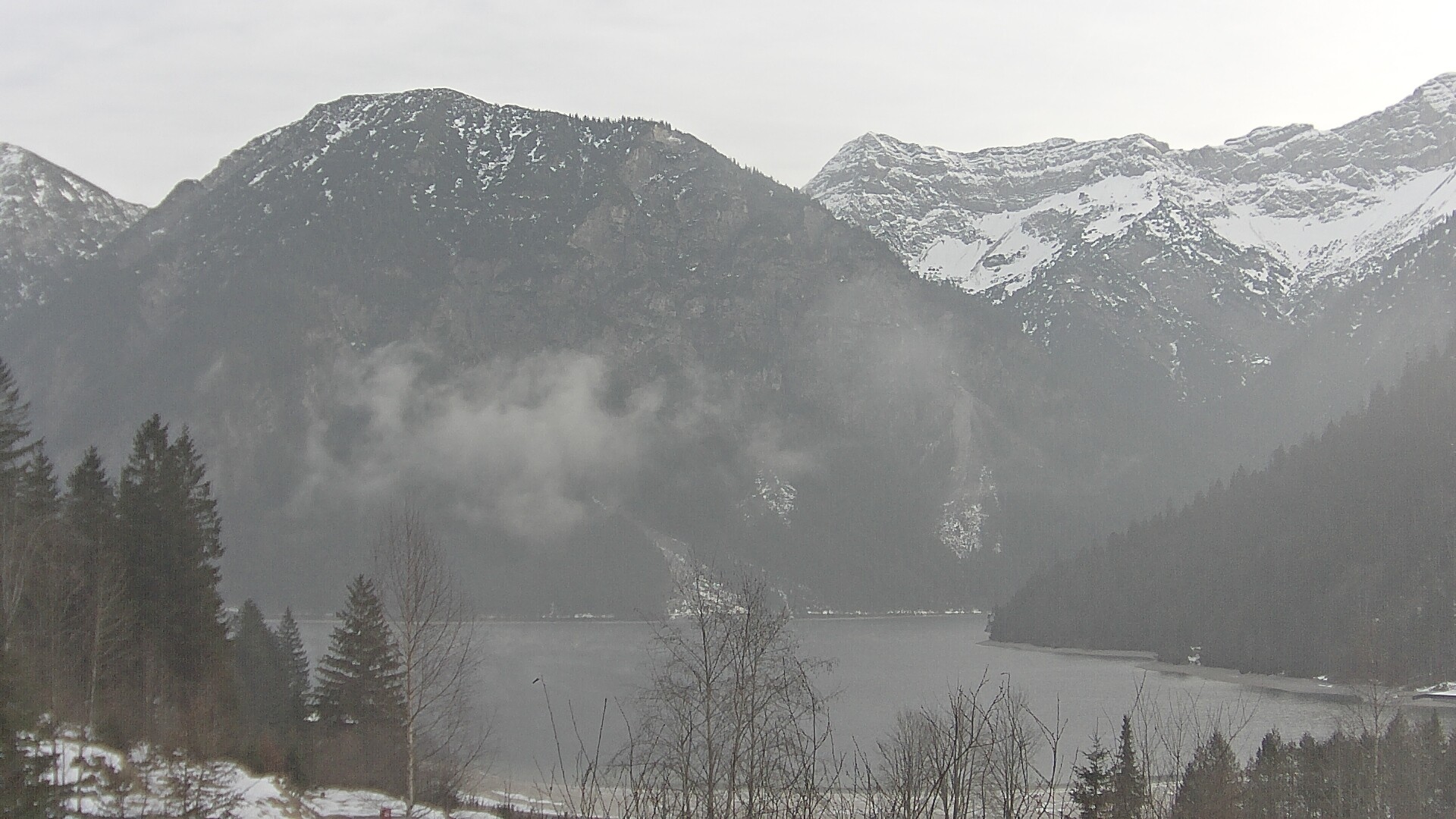 Archiv Foto Webcam Plansee Seespitze